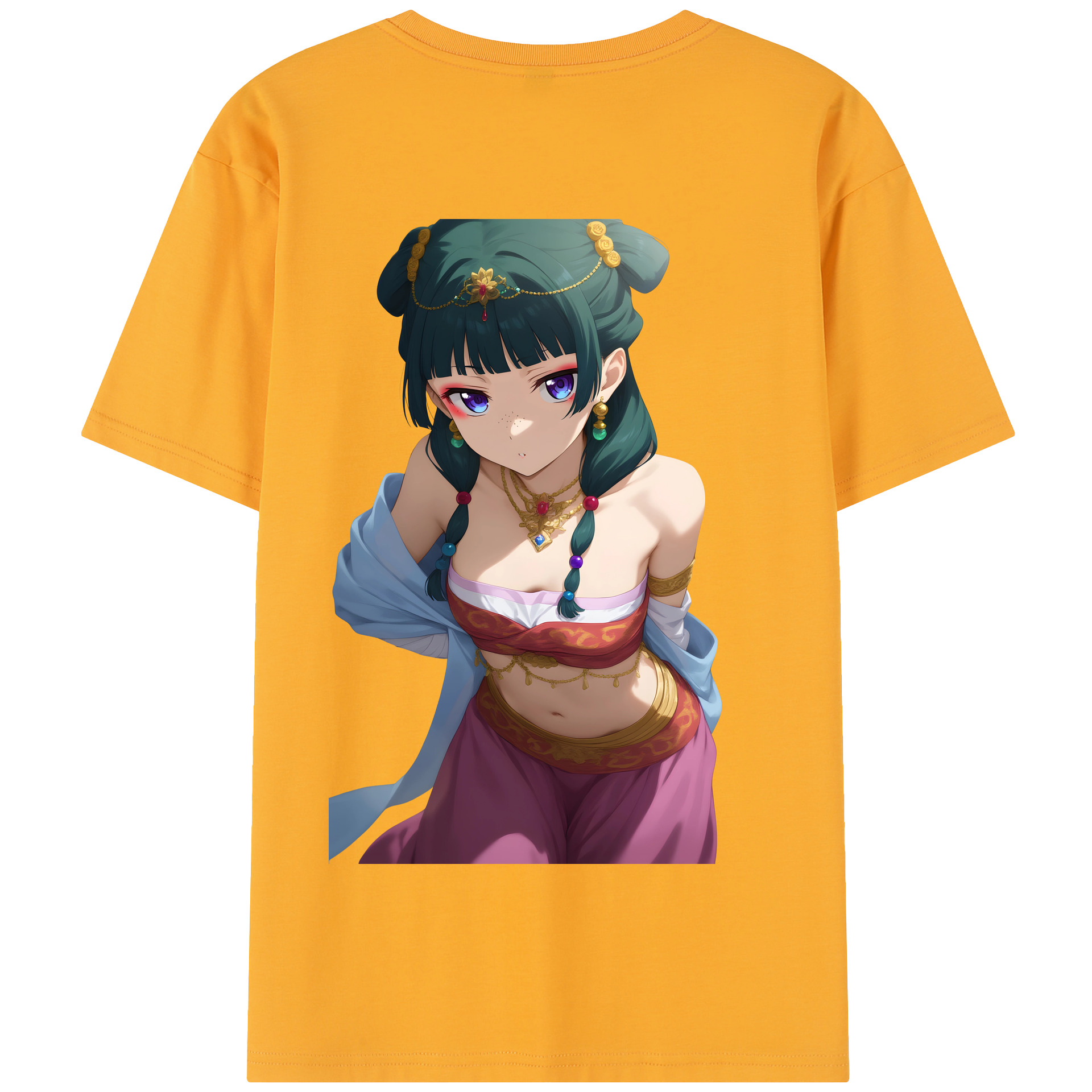 （画像用） 薬屋のひとりごと The Apothecary Diaries 綿100％半袖Tシャツ（背面プリント）