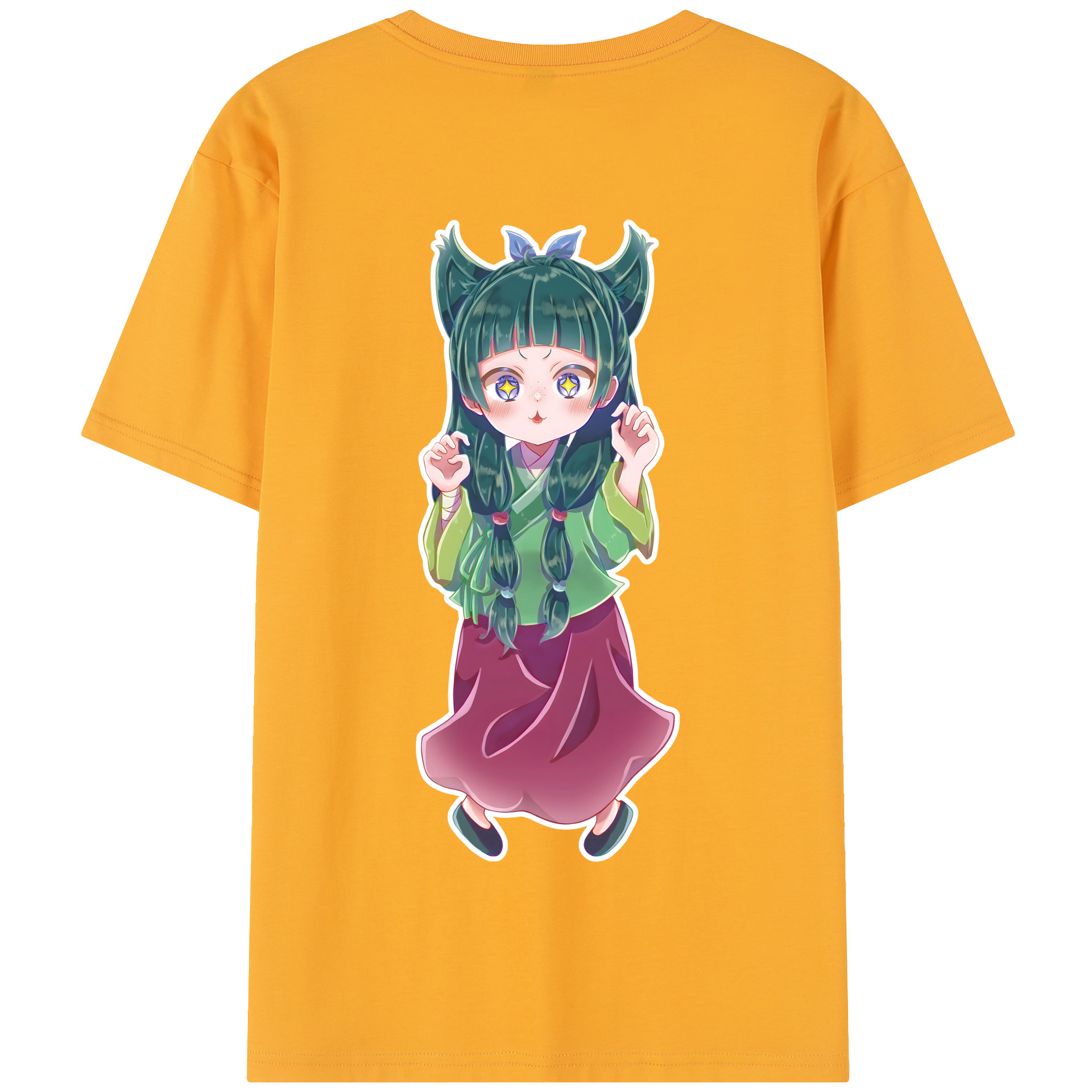 （画像用） 薬屋のひとりごと The Apothecary Diaries 綿100％半袖Tシャツ（背面プリント）
