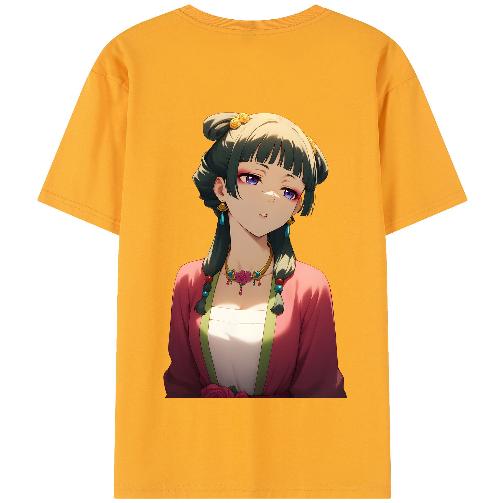 （画像用） 薬屋のひとりごと The Apothecary Diaries 綿100％半袖Tシャツ（背面プリント）