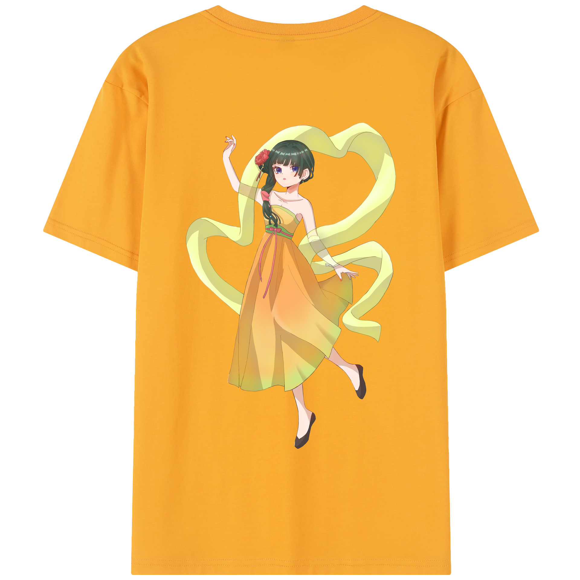 （画像用） 薬屋のひとりごと The Apothecary Diaries 綿100％半袖Tシャツ（背面プリント）