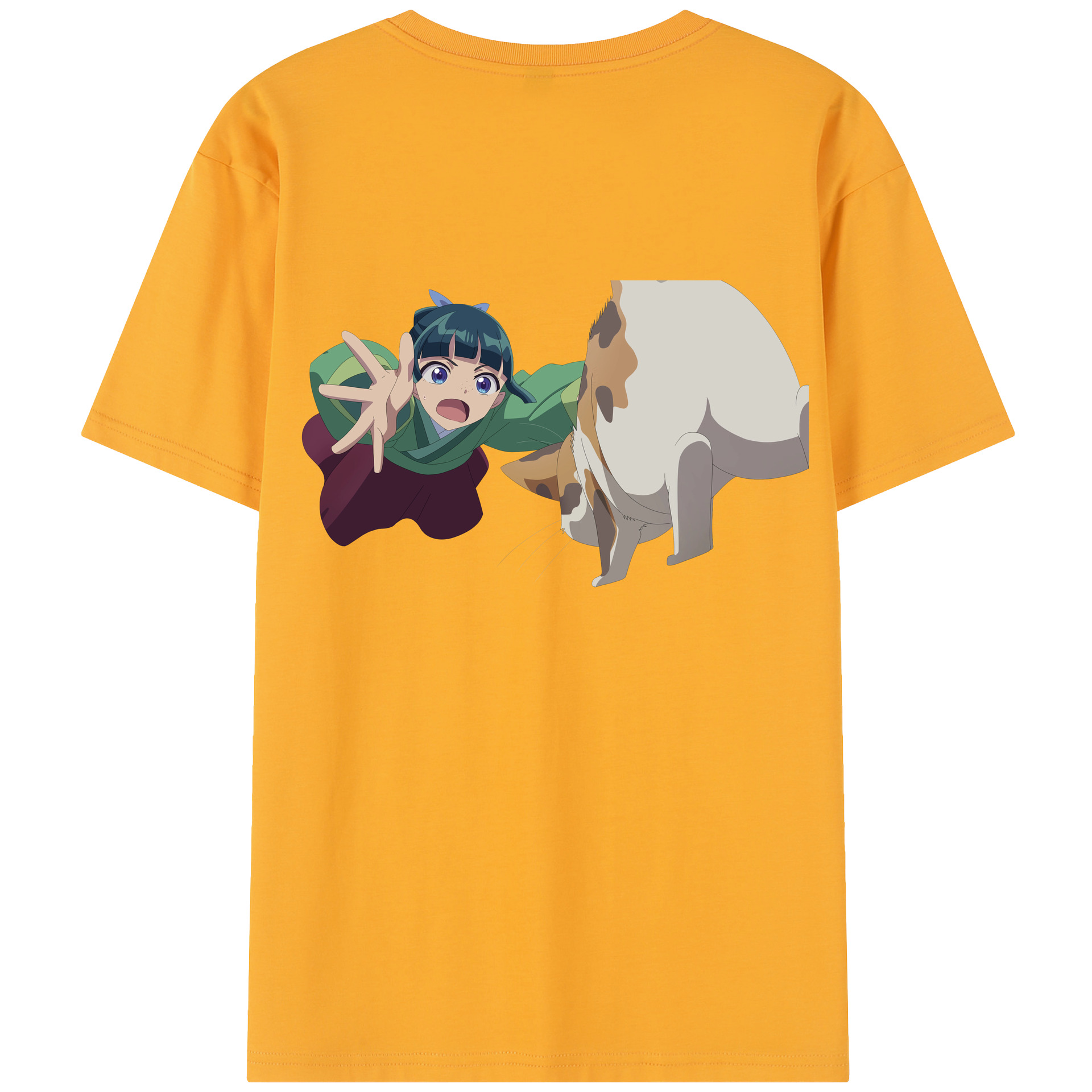 （画像用） 薬屋のひとりごと The Apothecary Diaries 綿100％半袖Tシャツ（背面プリント）