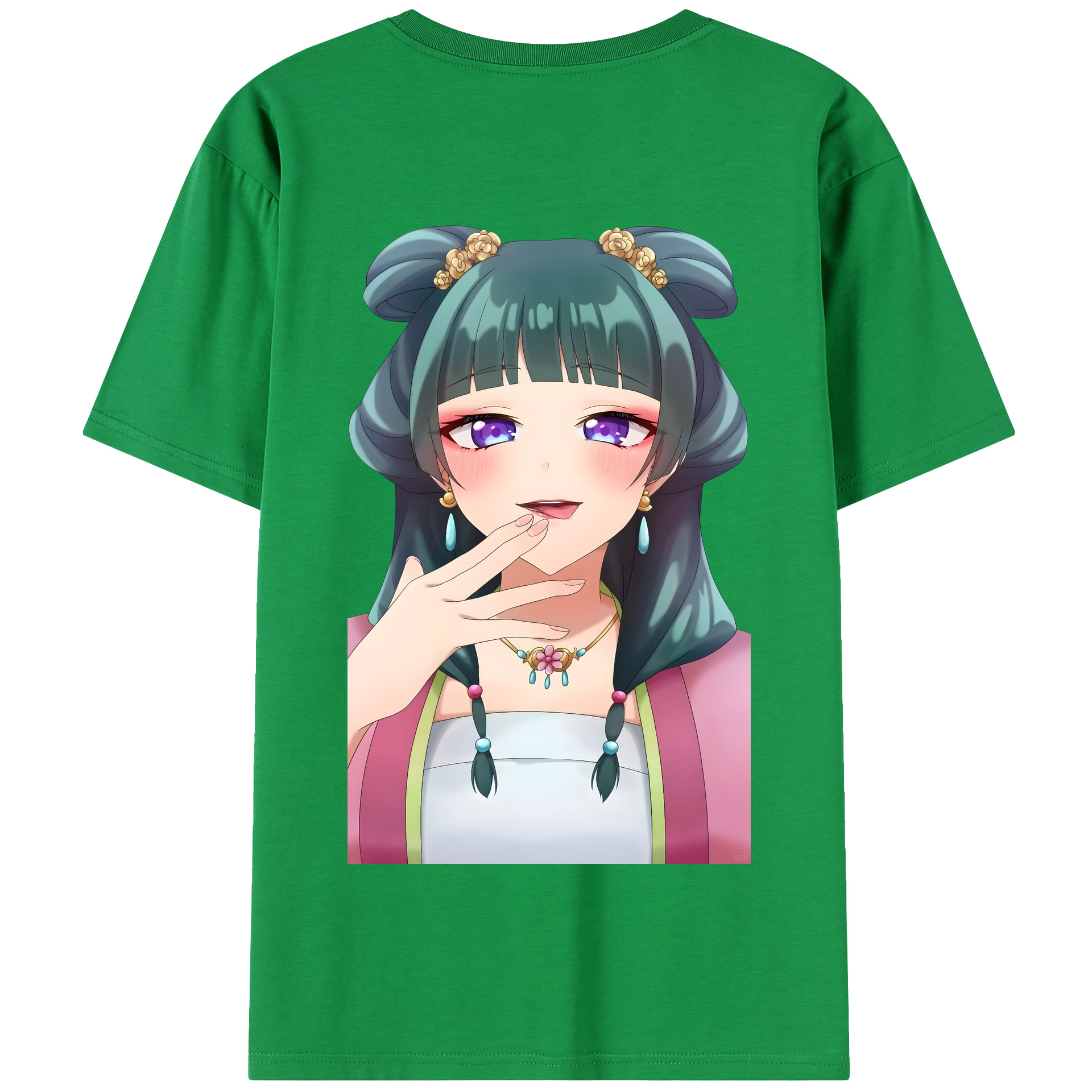 （画像用） 薬屋のひとりごと The Apothecary Diaries 綿100％半袖Tシャツ（背面プリント）