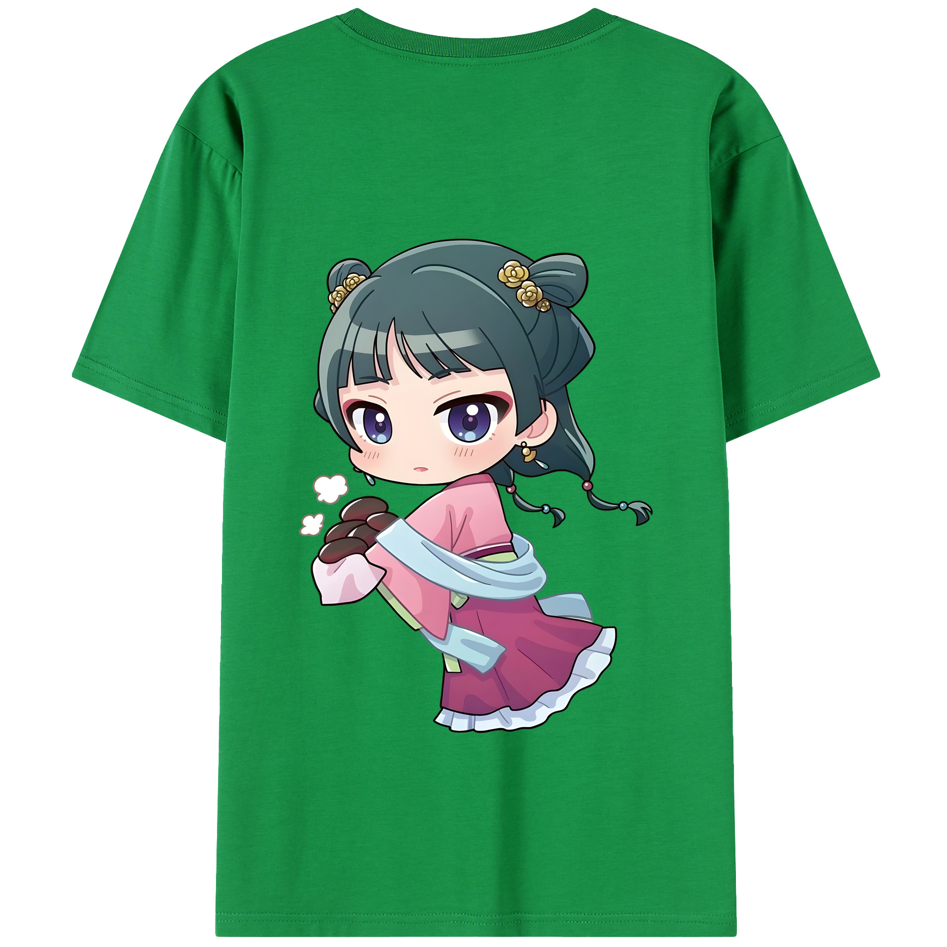 （画像用） 薬屋のひとりごと The Apothecary Diaries 綿100％半袖Tシャツ（背面プリント）