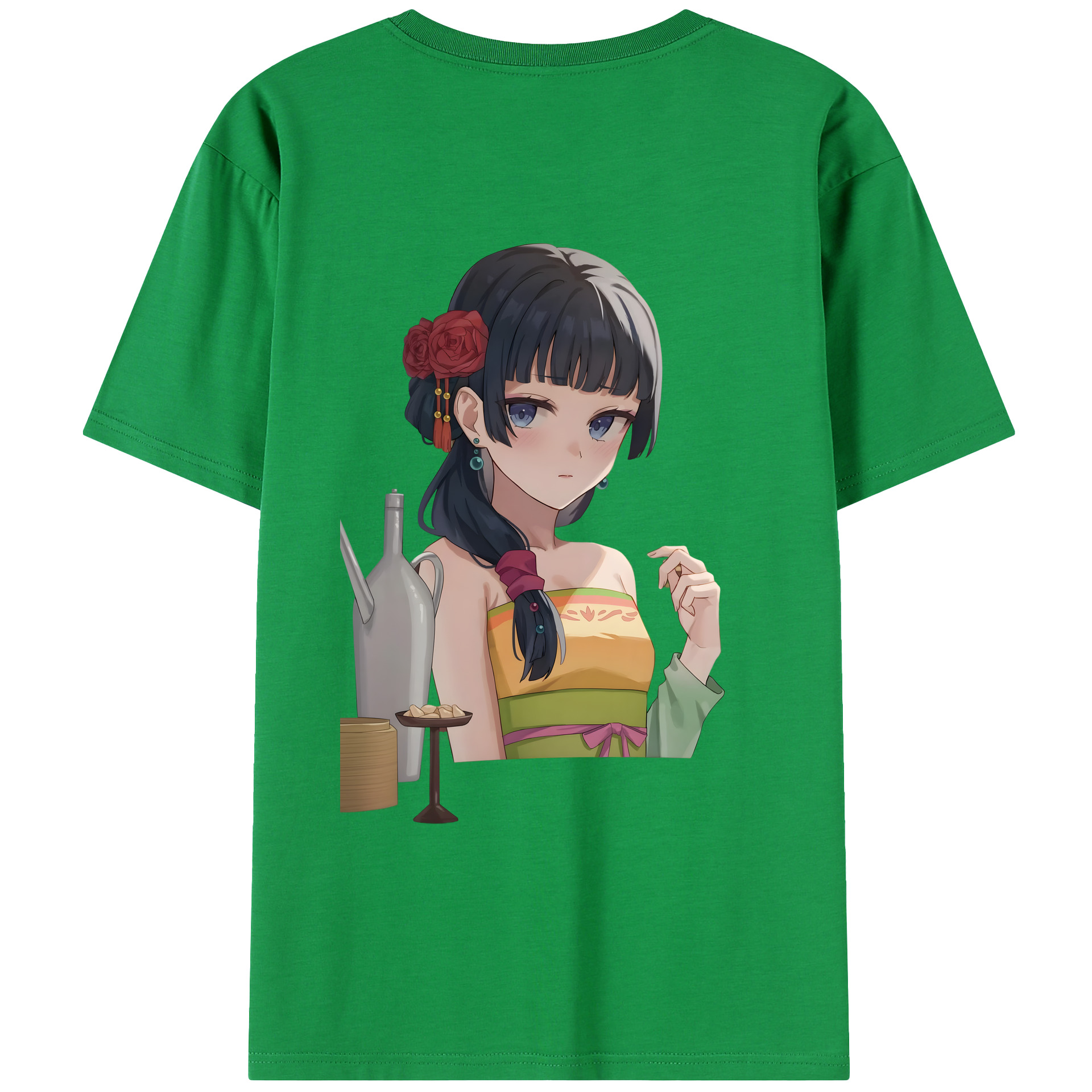（画像用） 薬屋のひとりごと The Apothecary Diaries 綿100％半袖Tシャツ（背面プリント）