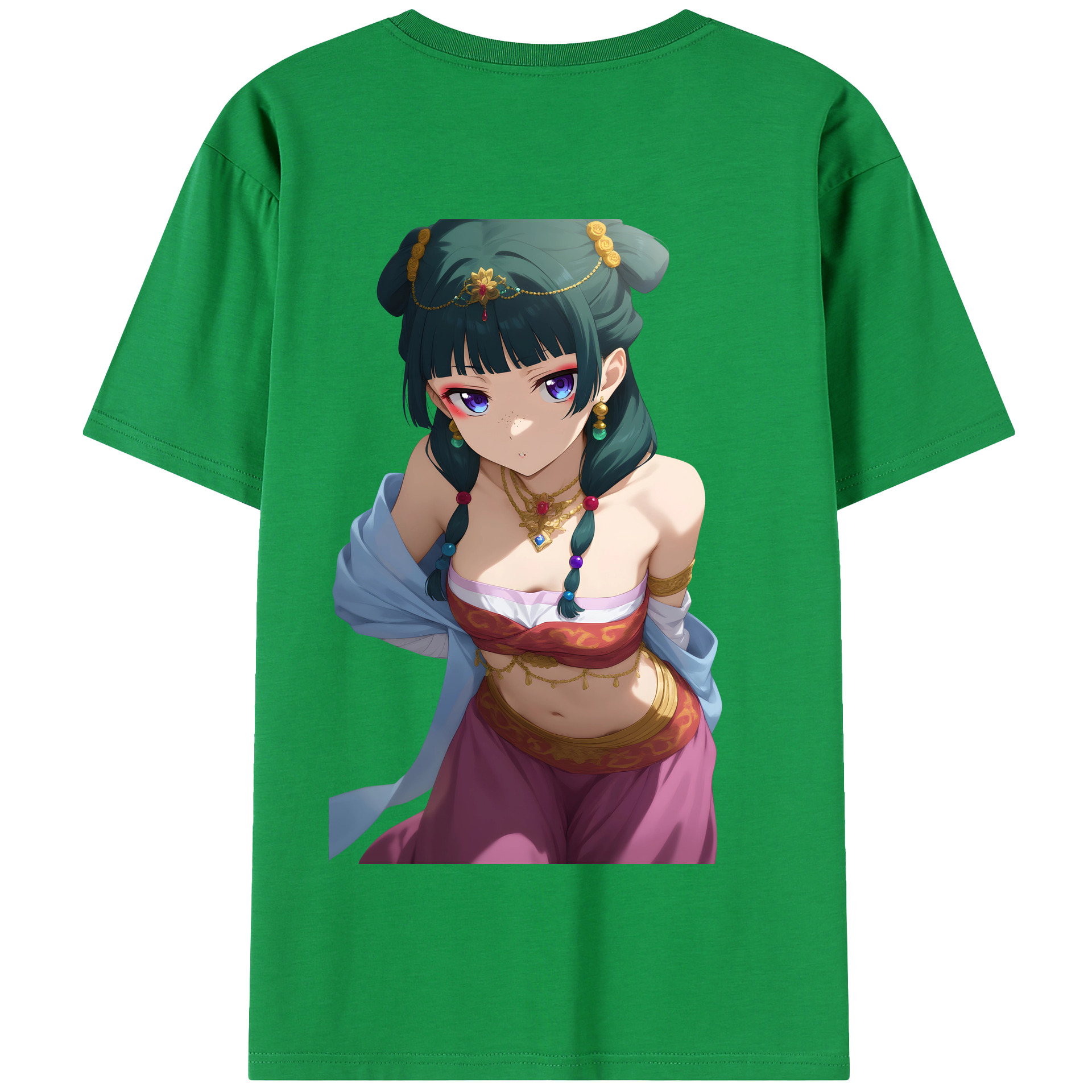 （画像用） 薬屋のひとりごと The Apothecary Diaries 綿100％半袖Tシャツ（背面プリント）