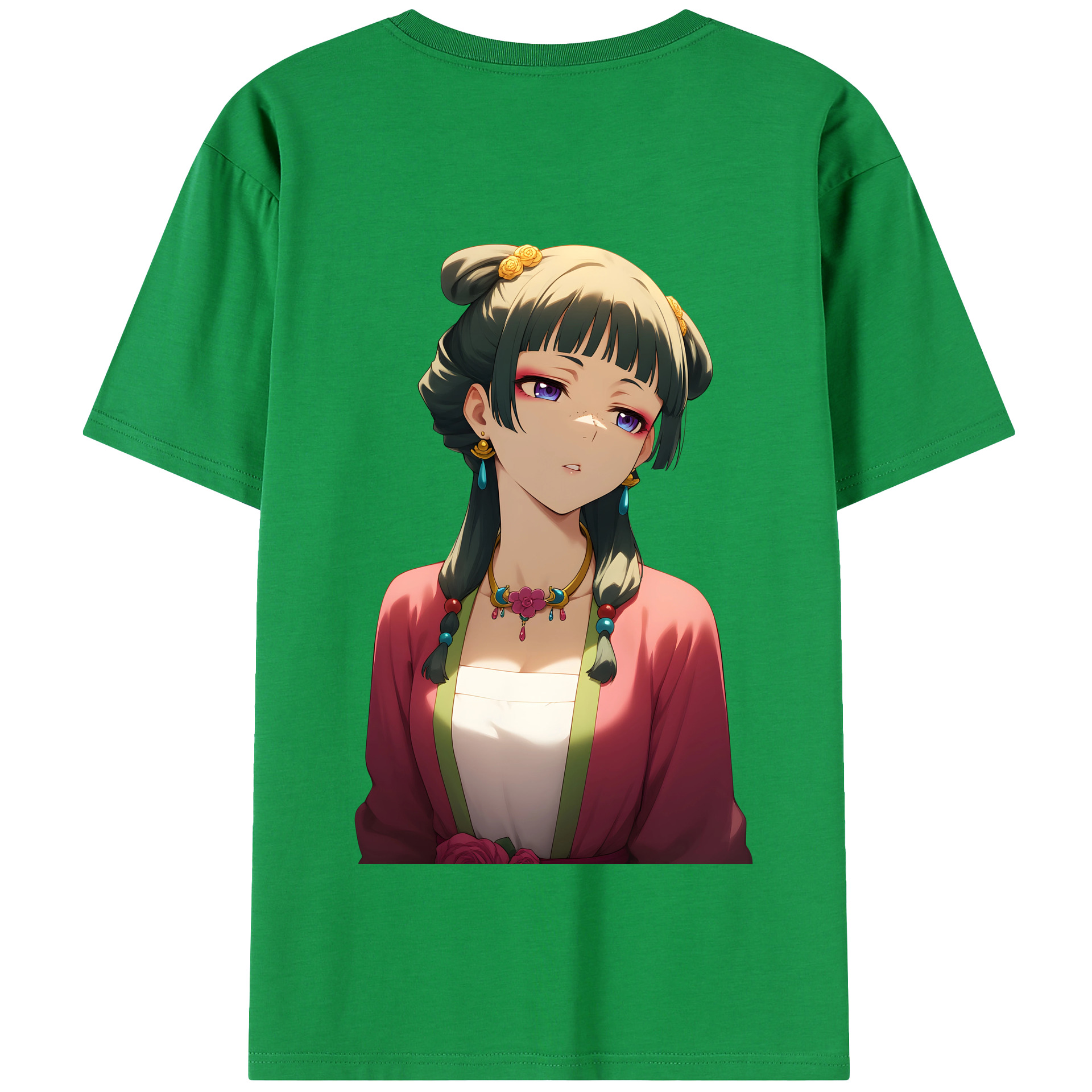 （画像用） 薬屋のひとりごと The Apothecary Diaries 綿100％半袖Tシャツ（背面プリント）
