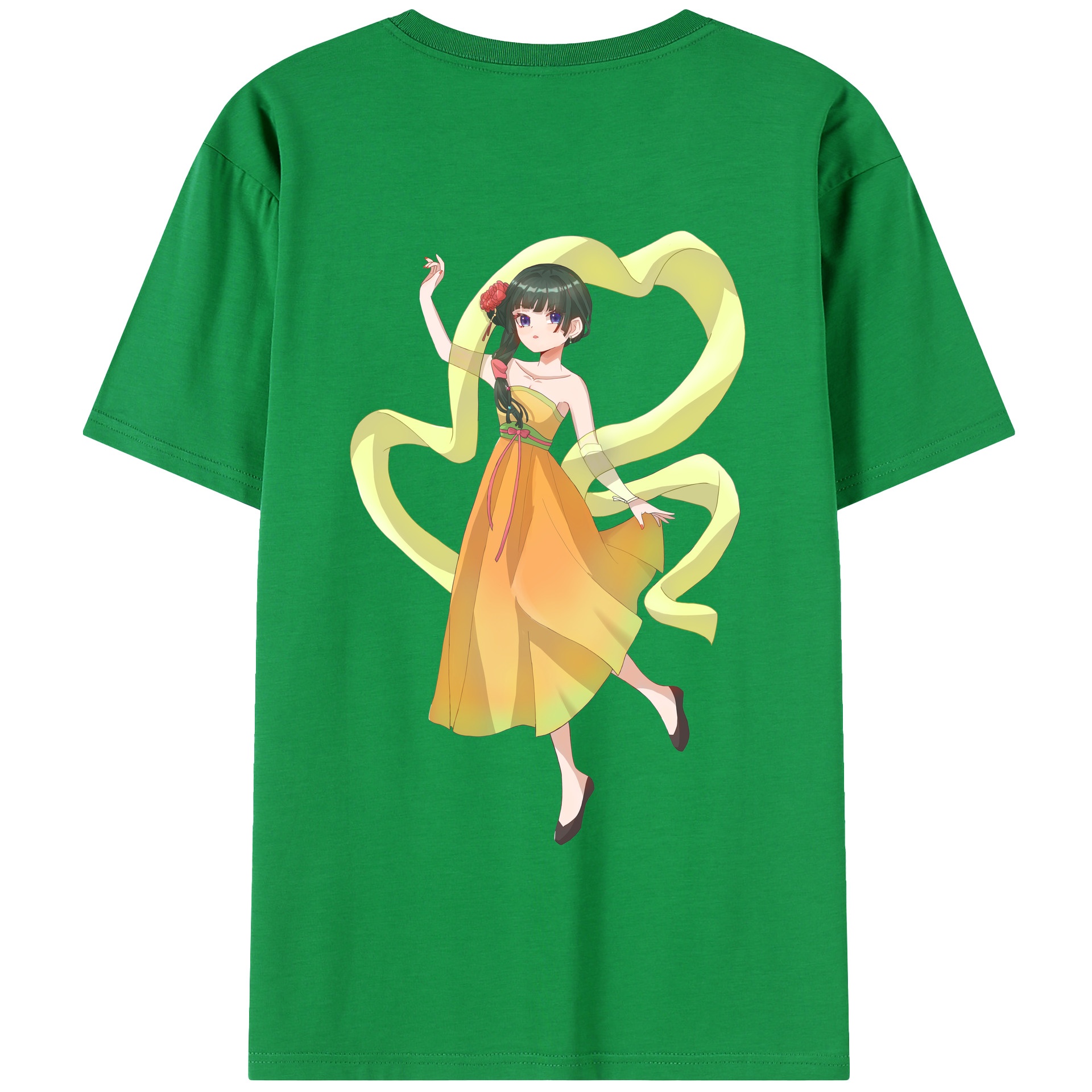 （画像用） 薬屋のひとりごと The Apothecary Diaries 綿100％半袖Tシャツ（背面プリント）