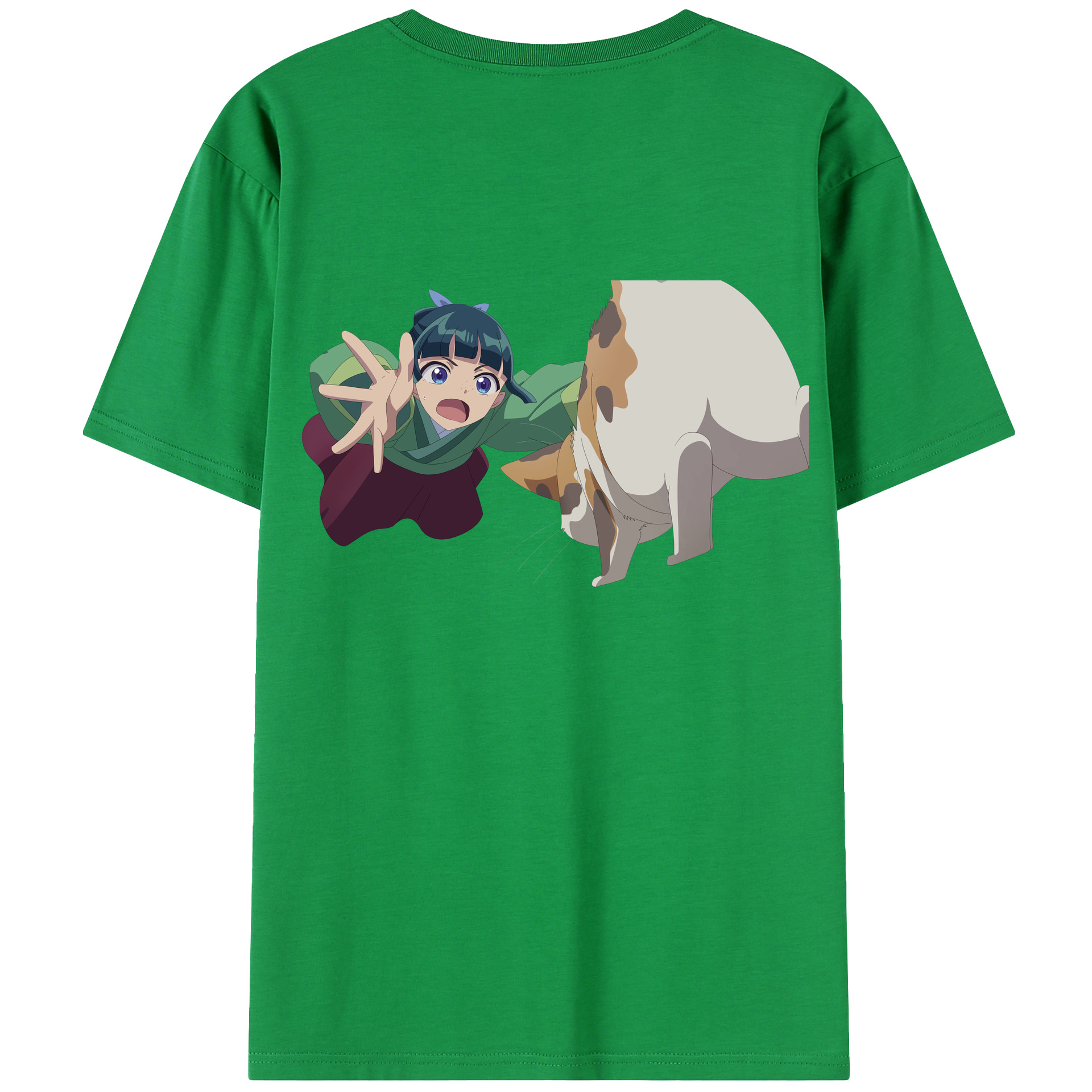 （画像用） 薬屋のひとりごと The Apothecary Diaries 綿100％半袖Tシャツ（背面プリント）