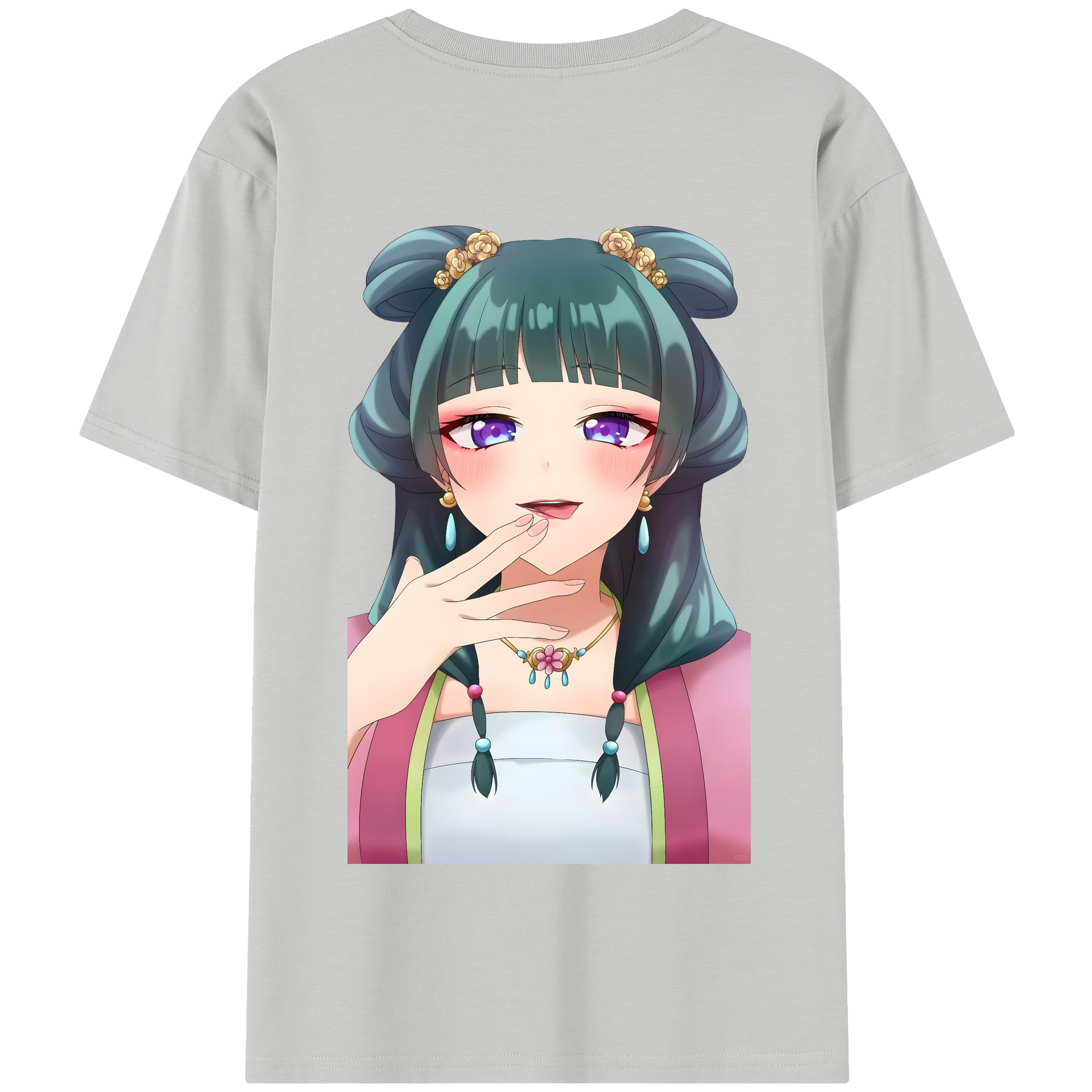 （画像用） 薬屋のひとりごと The Apothecary Diaries 綿100％半袖Tシャツ（背面プリント）