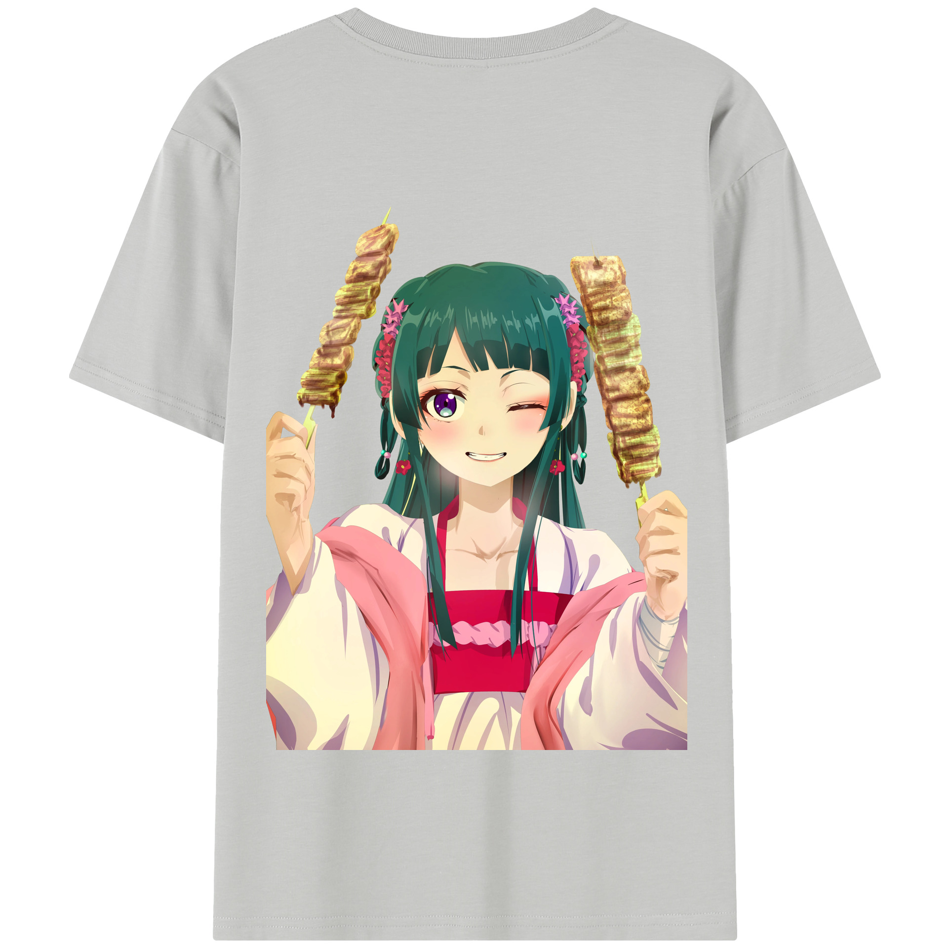 （画像用） 薬屋のひとりごと The Apothecary Diaries 綿100％半袖Tシャツ（背面プリント）