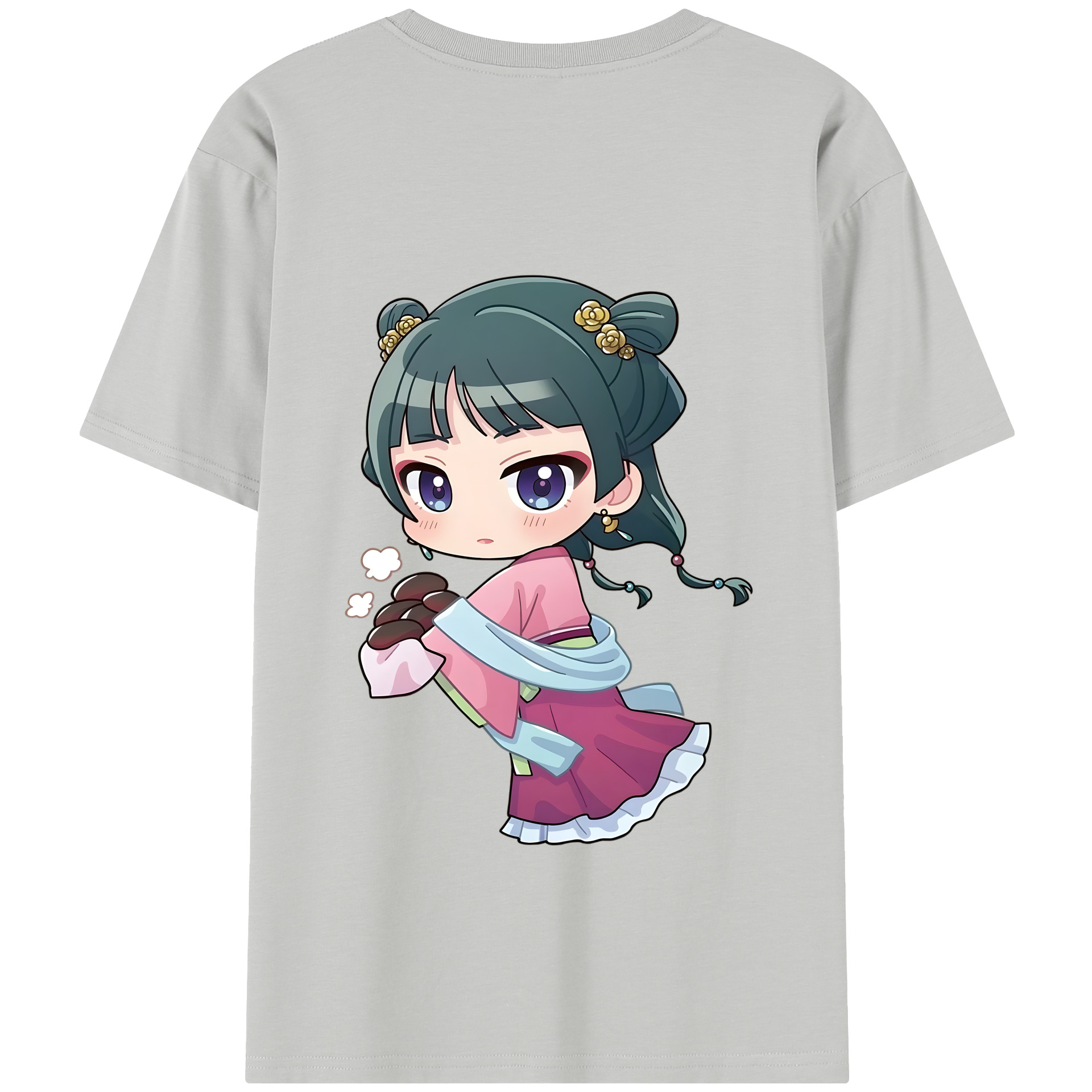 （画像用） 薬屋のひとりごと The Apothecary Diaries 綿100％半袖Tシャツ（背面プリント）