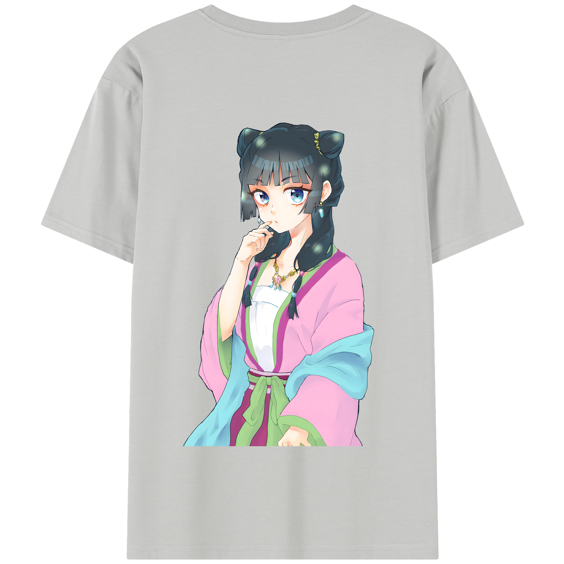 （画像用） 薬屋のひとりごと The Apothecary Diaries 綿100％半袖Tシャツ（背面プリント）