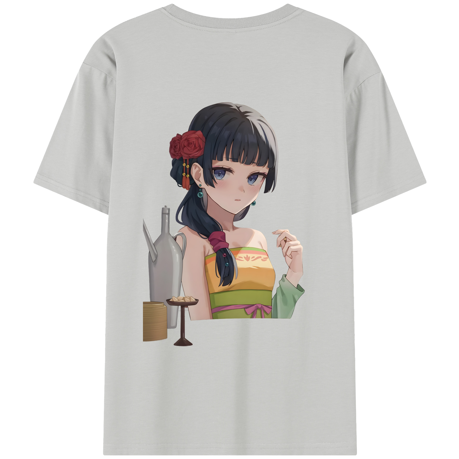 （画像用） 薬屋のひとりごと The Apothecary Diaries 綿100％半袖Tシャツ（背面プリント）