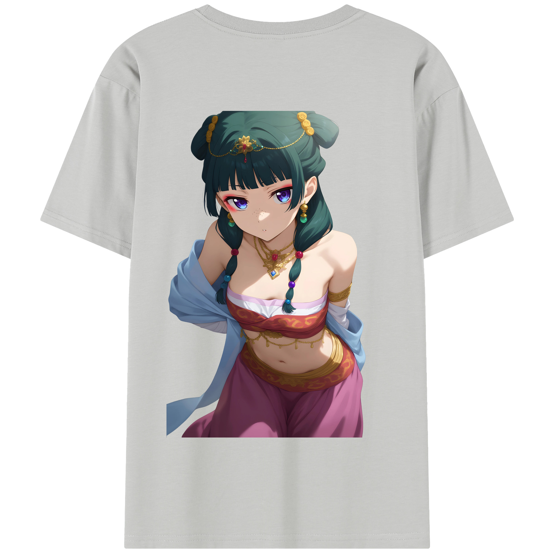 （画像用） 薬屋のひとりごと The Apothecary Diaries 綿100％半袖Tシャツ（背面プリント）