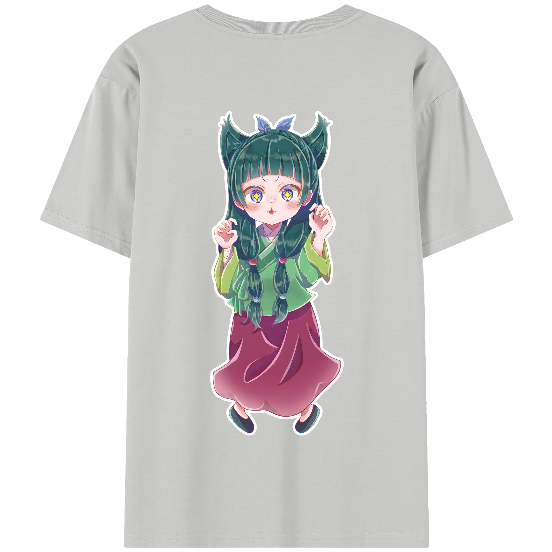 （画像用） 薬屋のひとりごと The Apothecary Diaries 綿100％半袖Tシャツ（背面プリント）