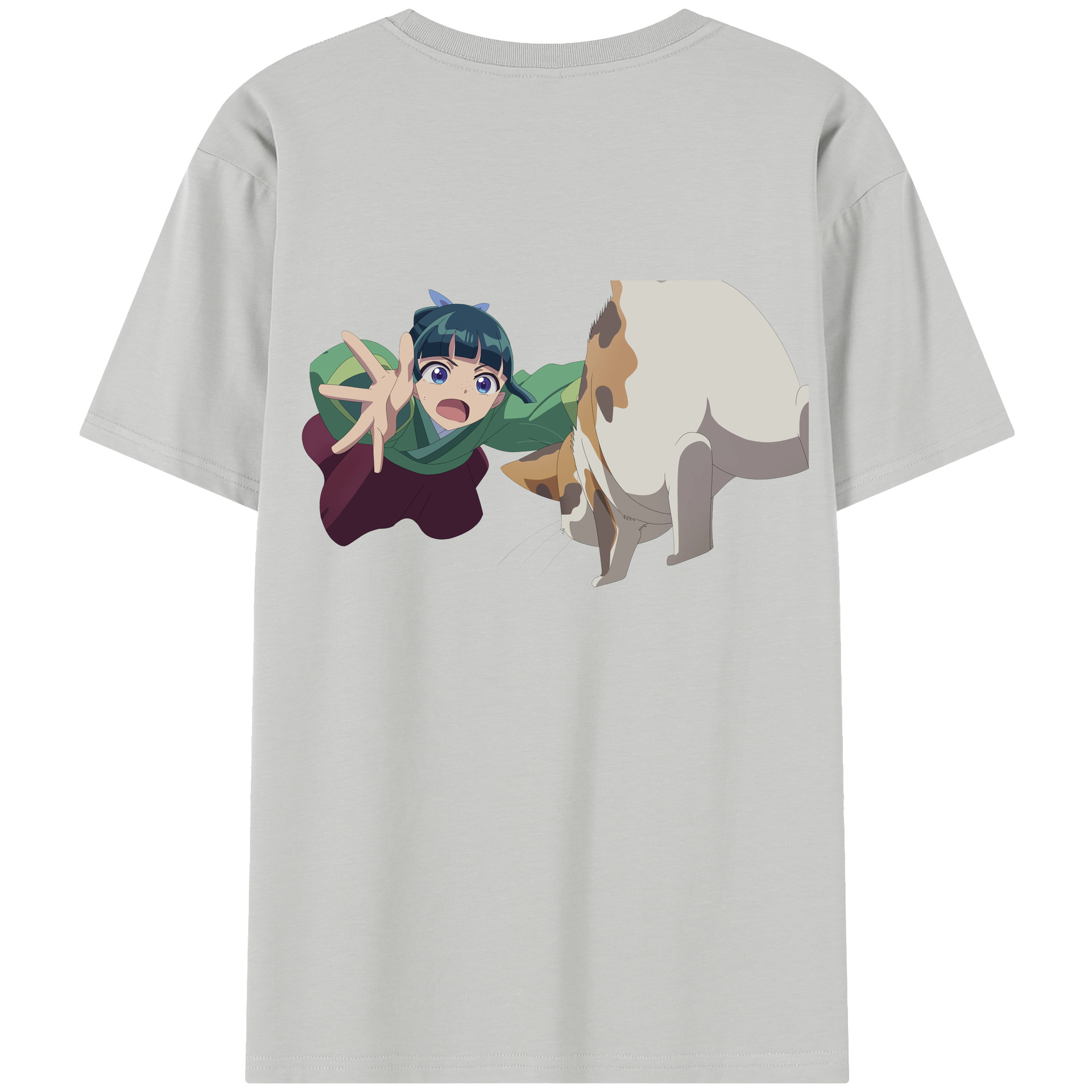 （画像用） 薬屋のひとりごと The Apothecary Diaries 綿100％半袖Tシャツ（背面プリント）