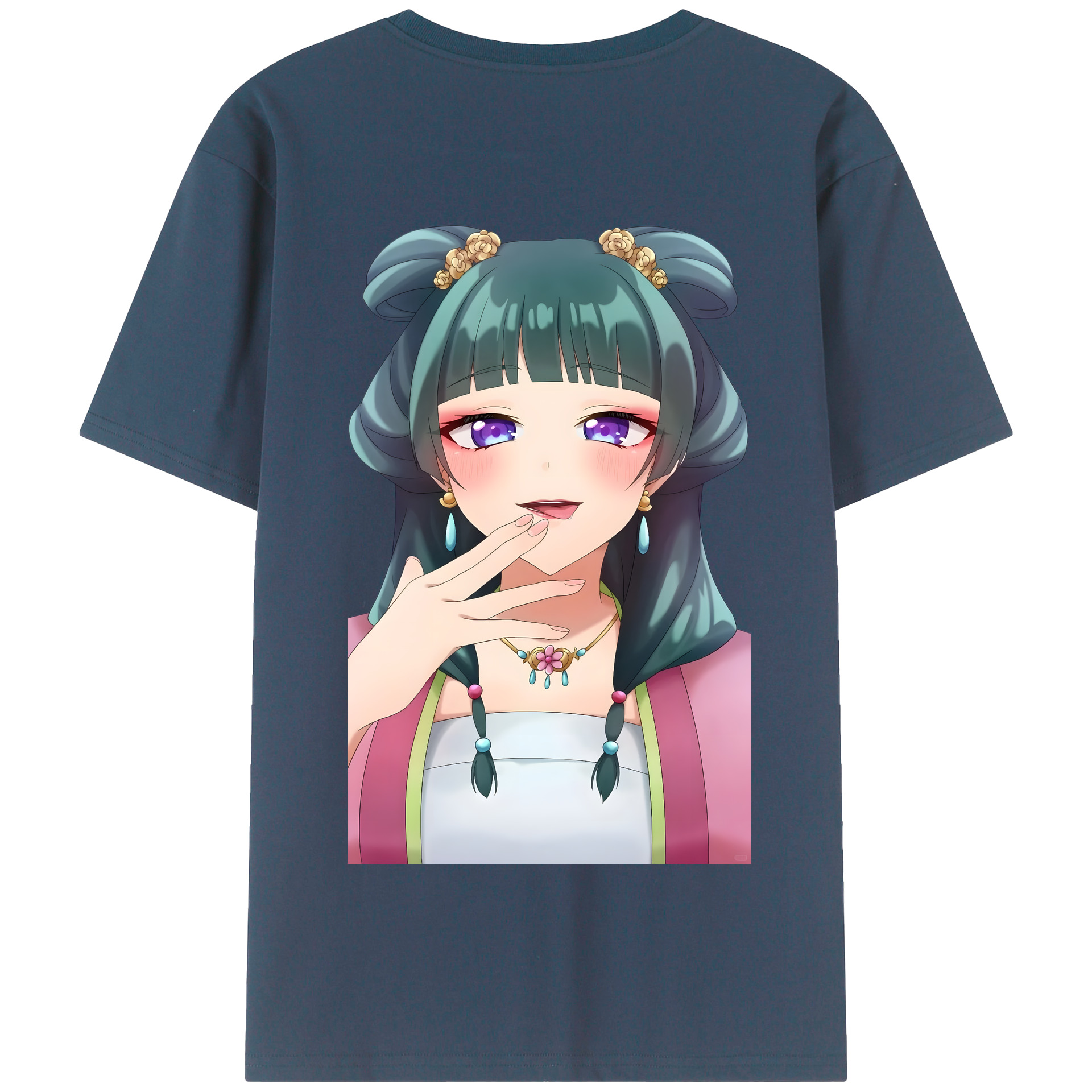 （画像用） 薬屋のひとりごと The Apothecary Diaries 綿100％半袖Tシャツ（背面プリント）