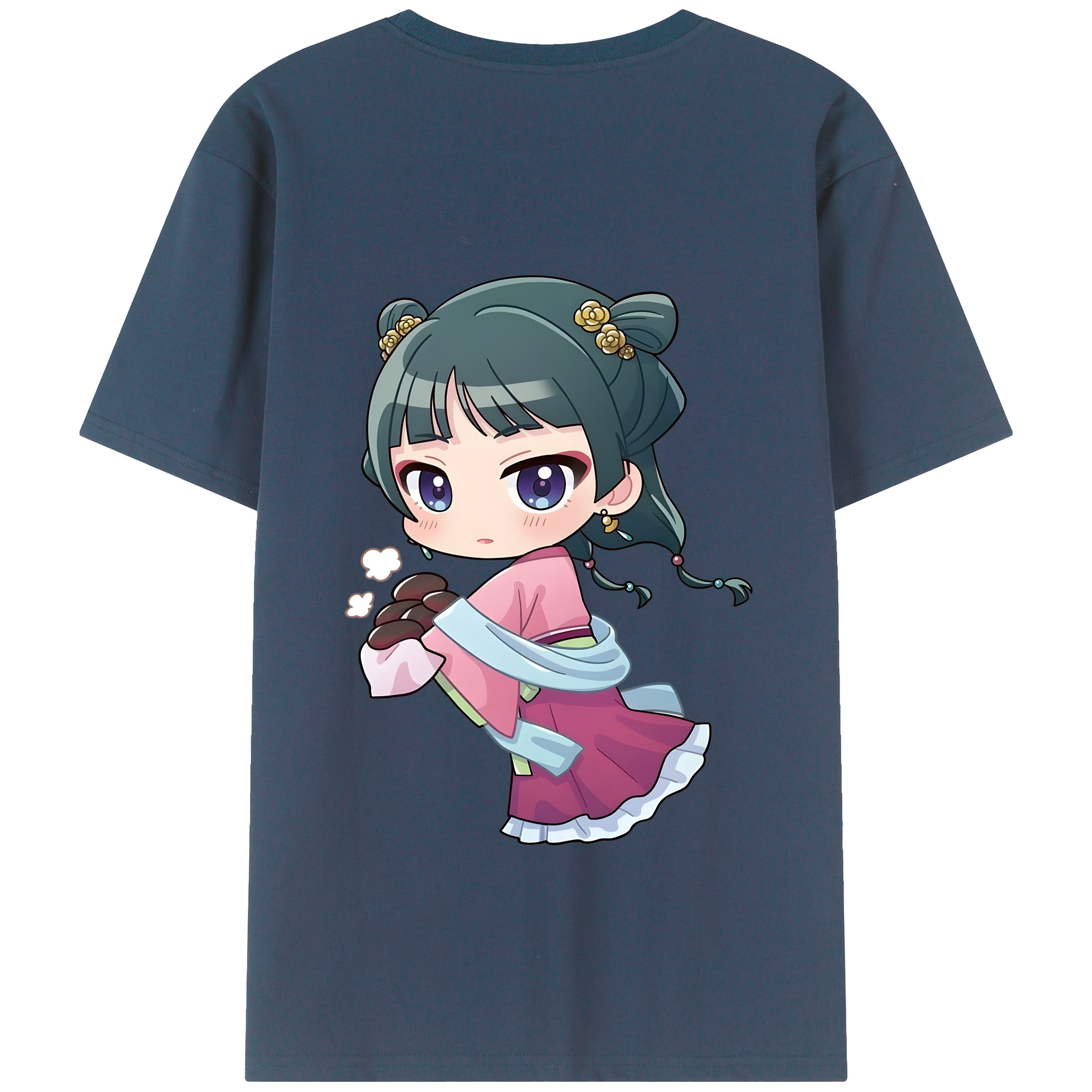 （画像用） 薬屋のひとりごと The Apothecary Diaries 綿100％半袖Tシャツ（背面プリント）