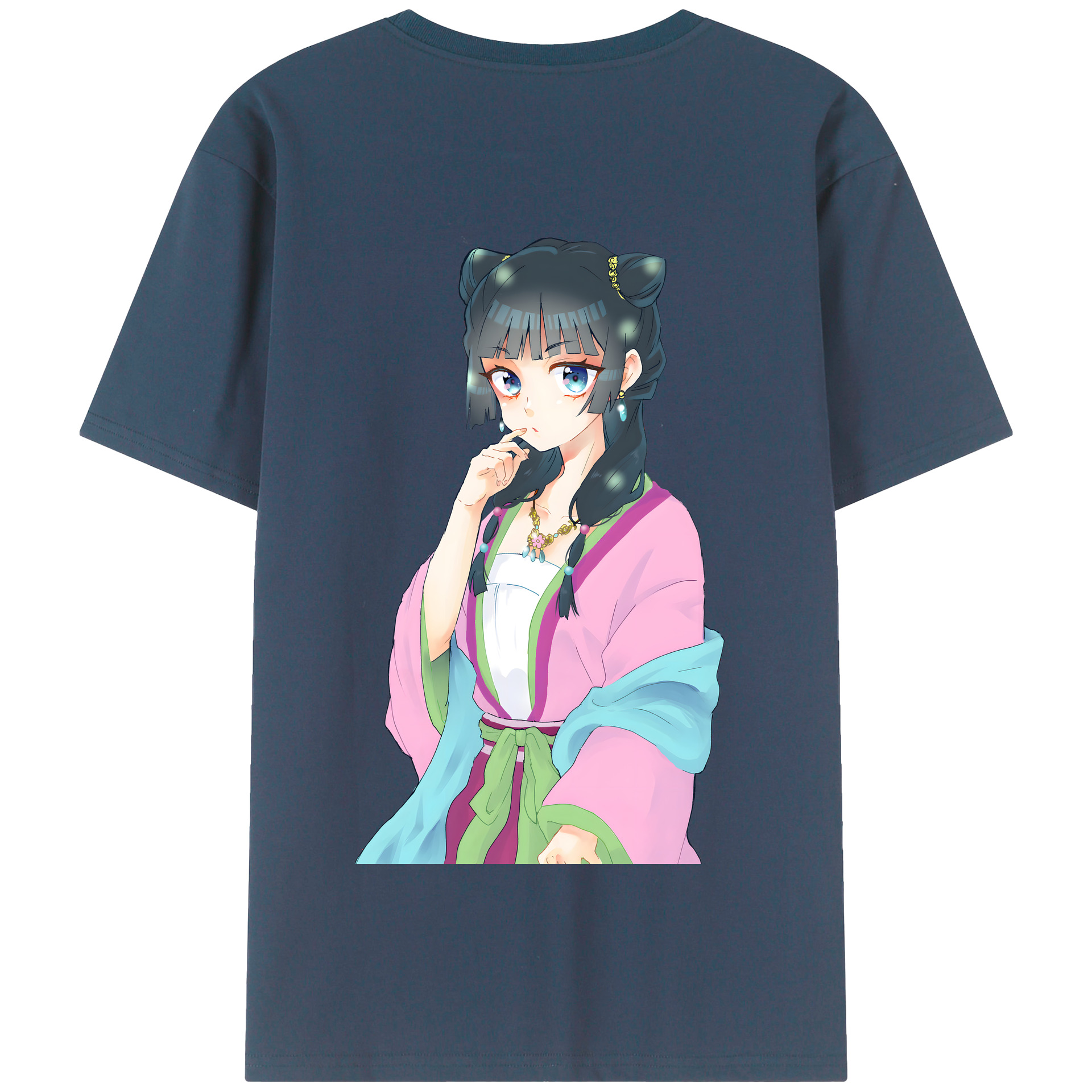 （画像用） 薬屋のひとりごと The Apothecary Diaries 綿100％半袖Tシャツ（背面プリント）