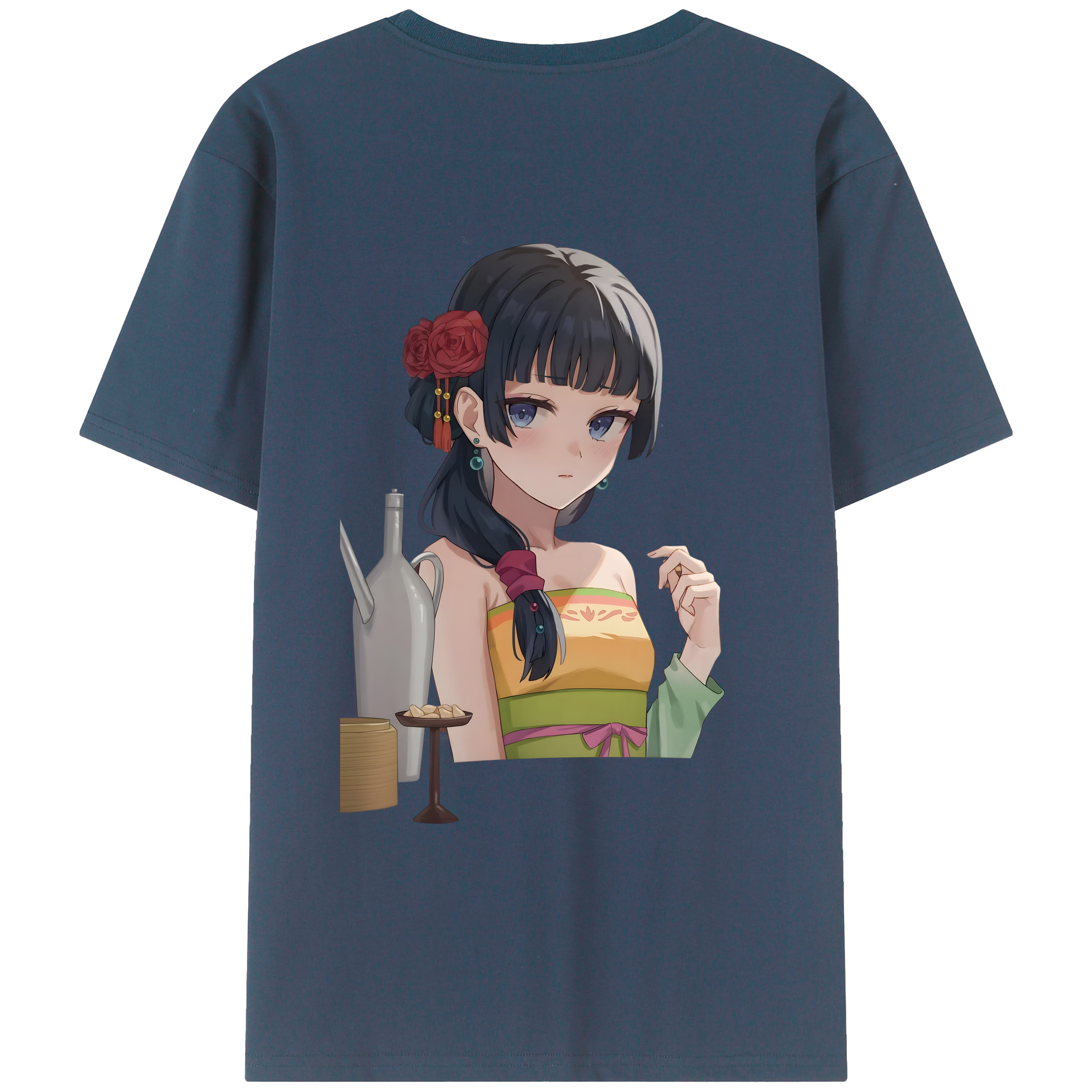 （画像用） 薬屋のひとりごと The Apothecary Diaries 綿100％半袖Tシャツ（背面プリント）