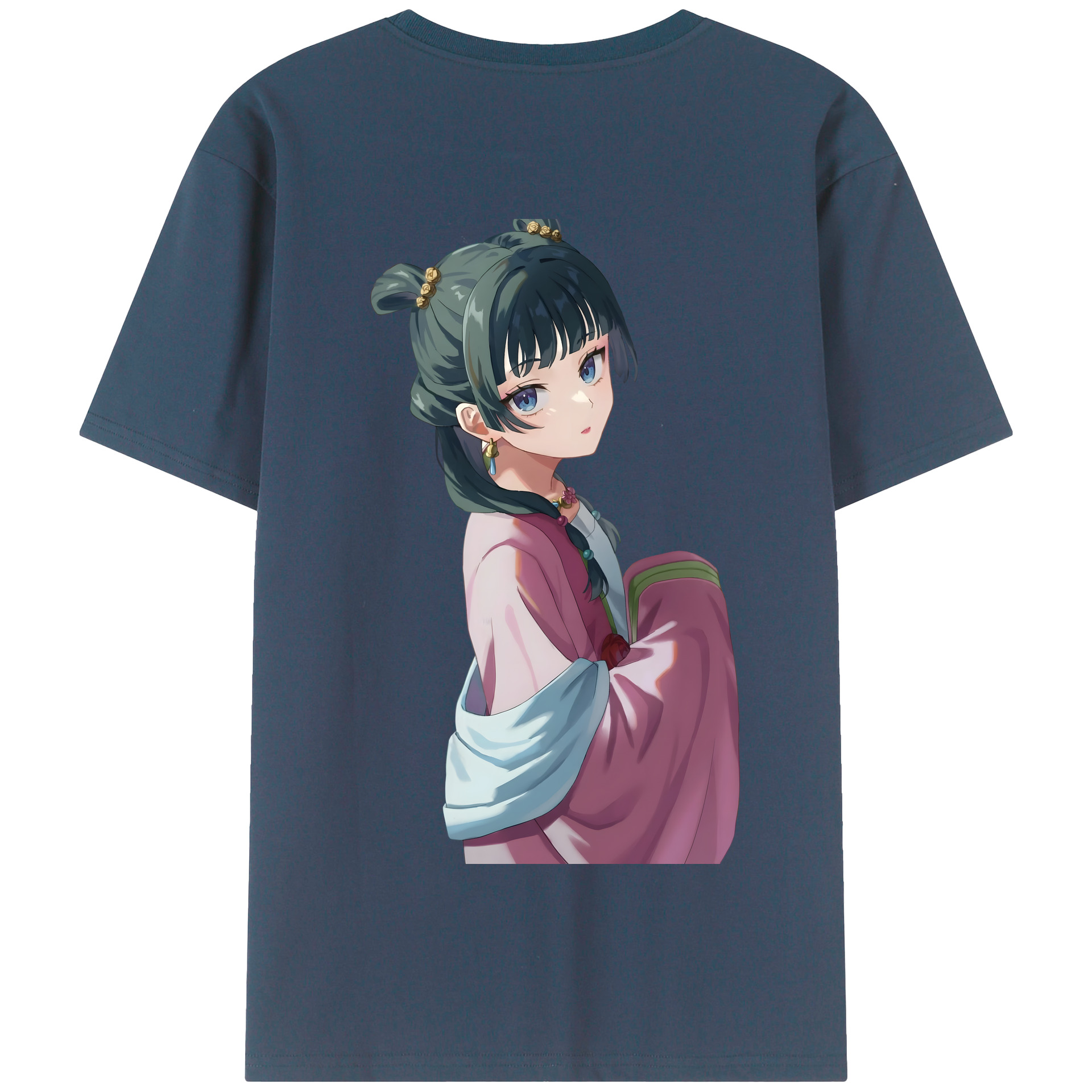 （画像用） 薬屋のひとりごと The Apothecary Diaries 綿100％半袖Tシャツ（背面プリント）
