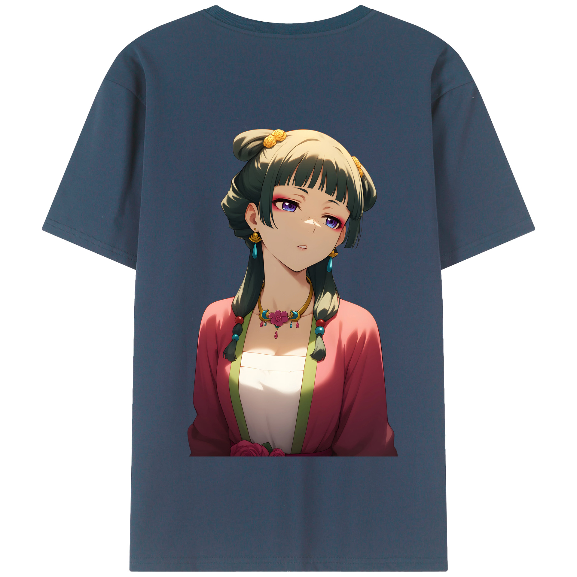 （画像用） 薬屋のひとりごと The Apothecary Diaries 綿100％半袖Tシャツ（背面プリント）
