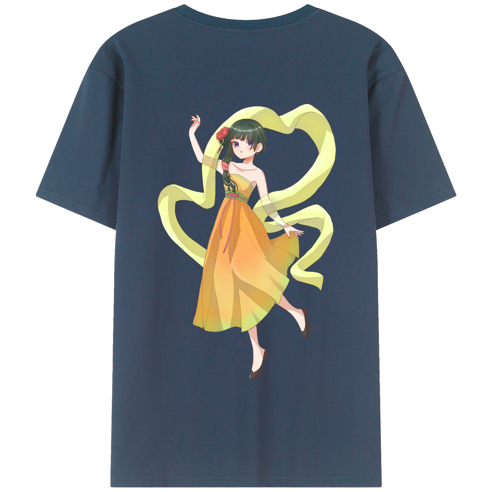 （画像用） 薬屋のひとりごと The Apothecary Diaries 綿100％半袖Tシャツ（背面プリント）