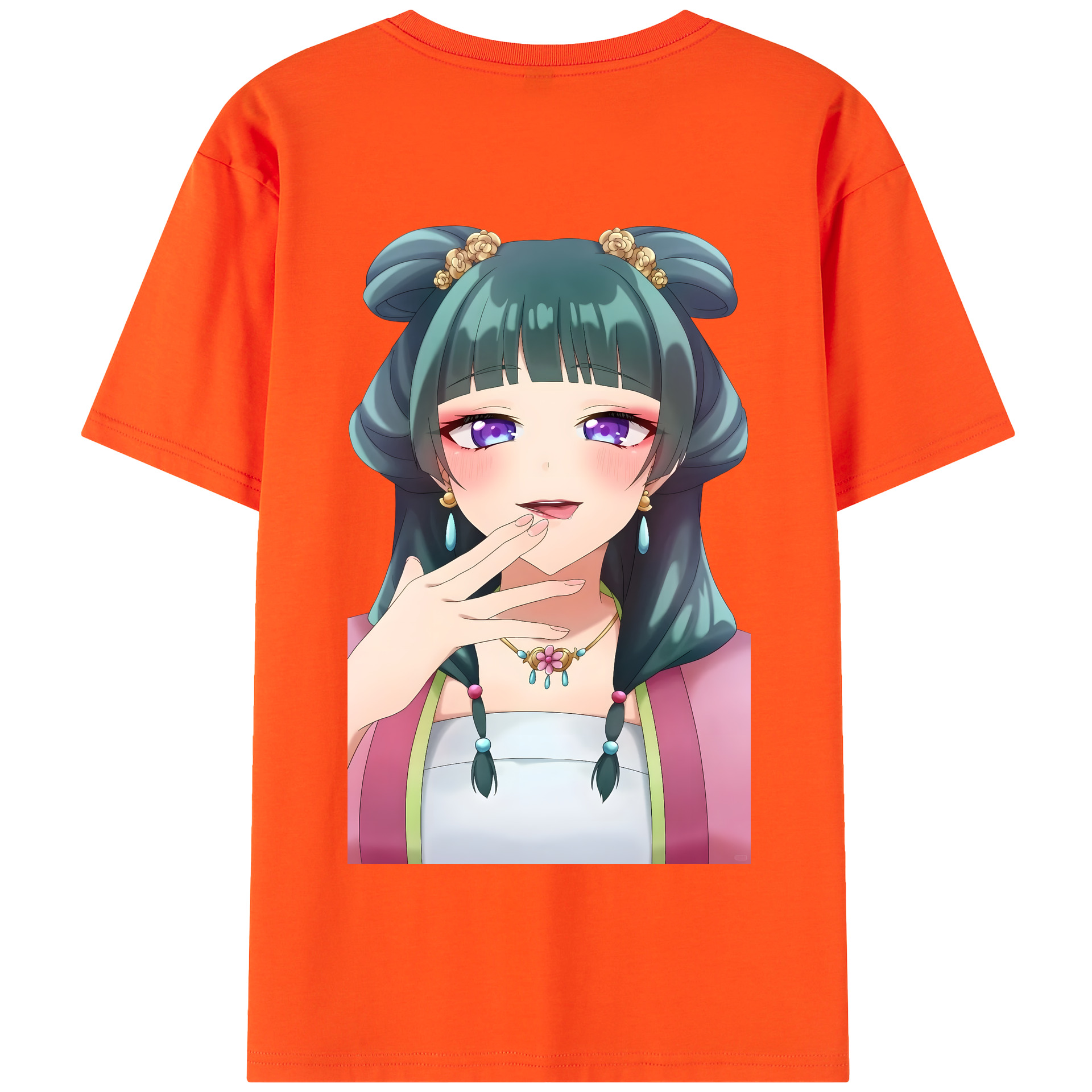 （画像用） 薬屋のひとりごと The Apothecary Diaries 綿100％半袖Tシャツ（背面プリント）