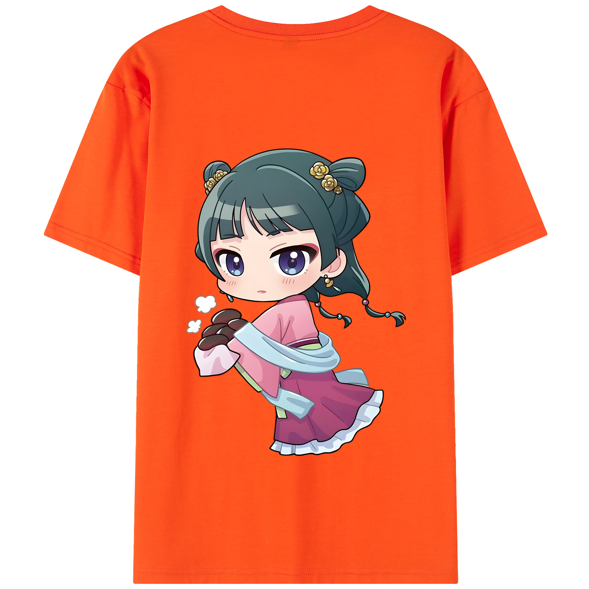 （画像用） 薬屋のひとりごと The Apothecary Diaries 綿100％半袖Tシャツ（背面プリント）