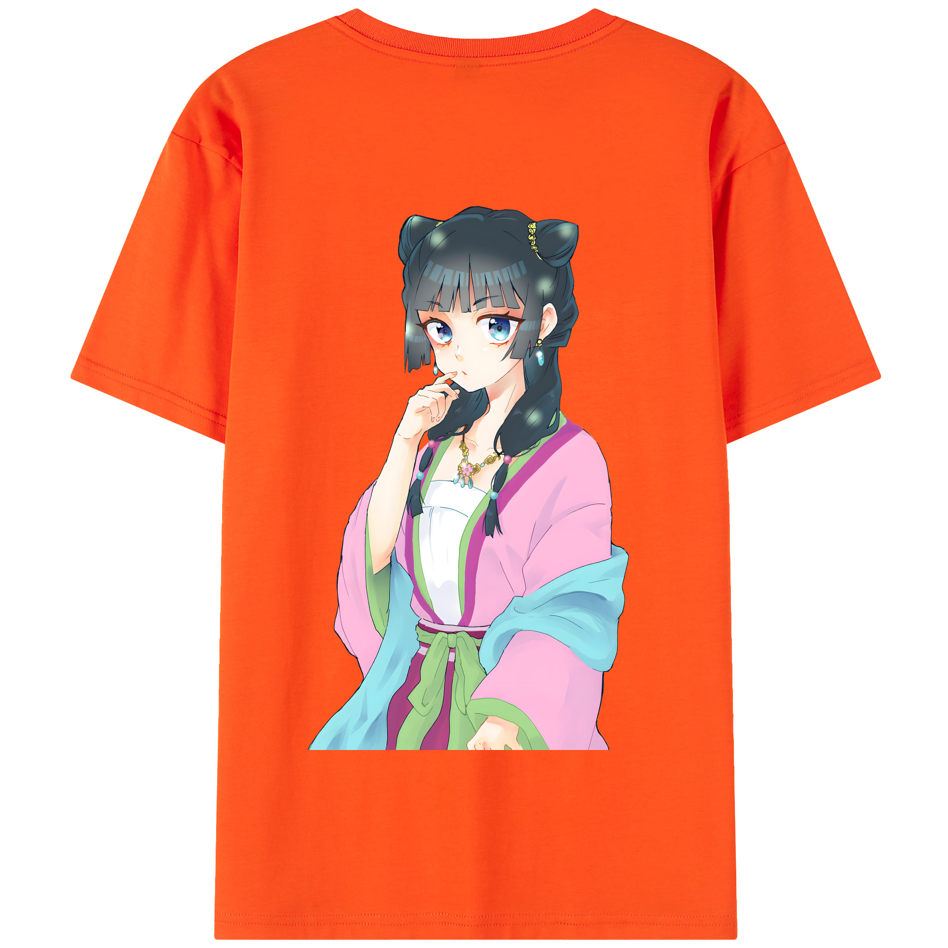 （画像用） 薬屋のひとりごと The Apothecary Diaries 綿100％半袖Tシャツ（背面プリント）