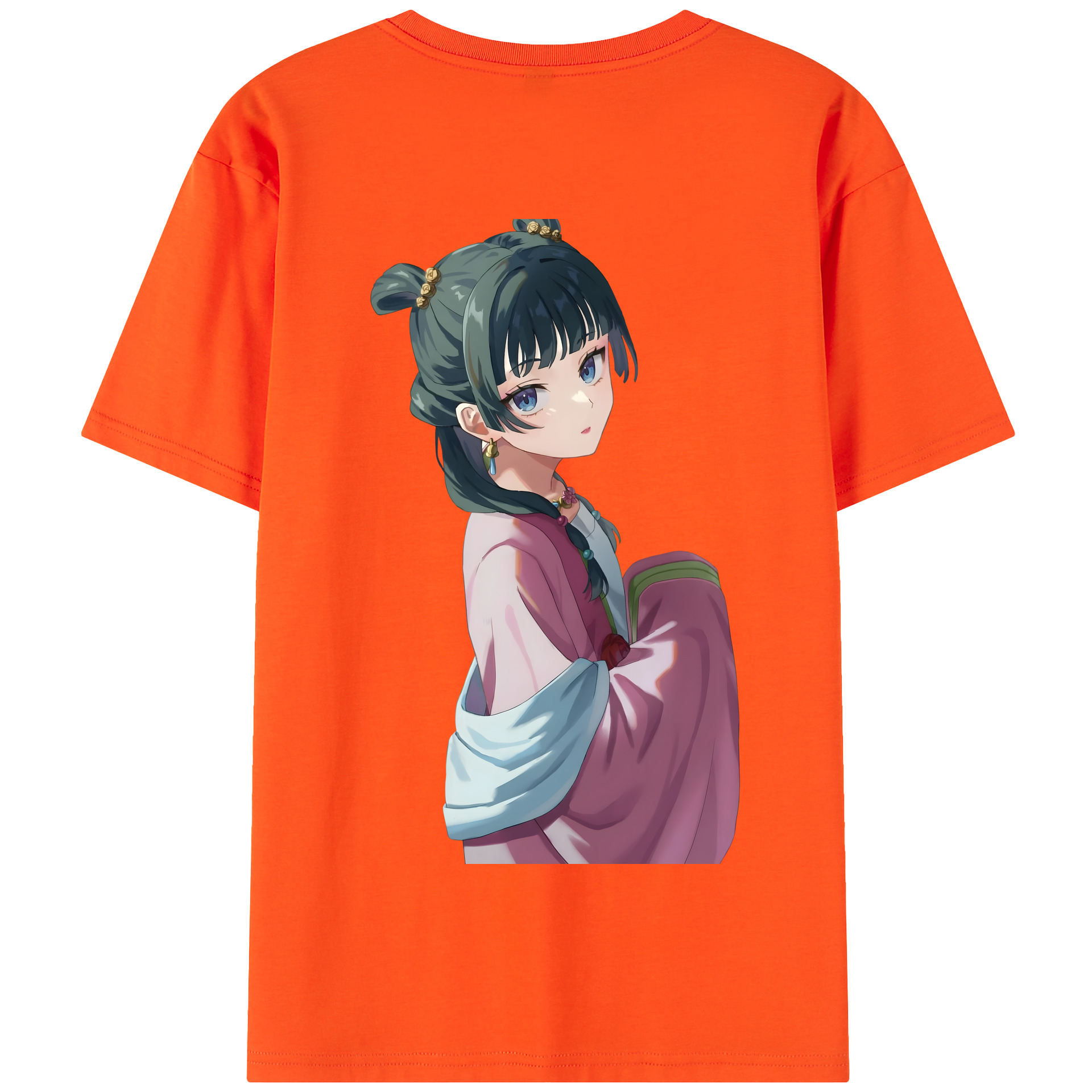 （画像用） 薬屋のひとりごと The Apothecary Diaries 綿100％半袖Tシャツ（背面プリント）