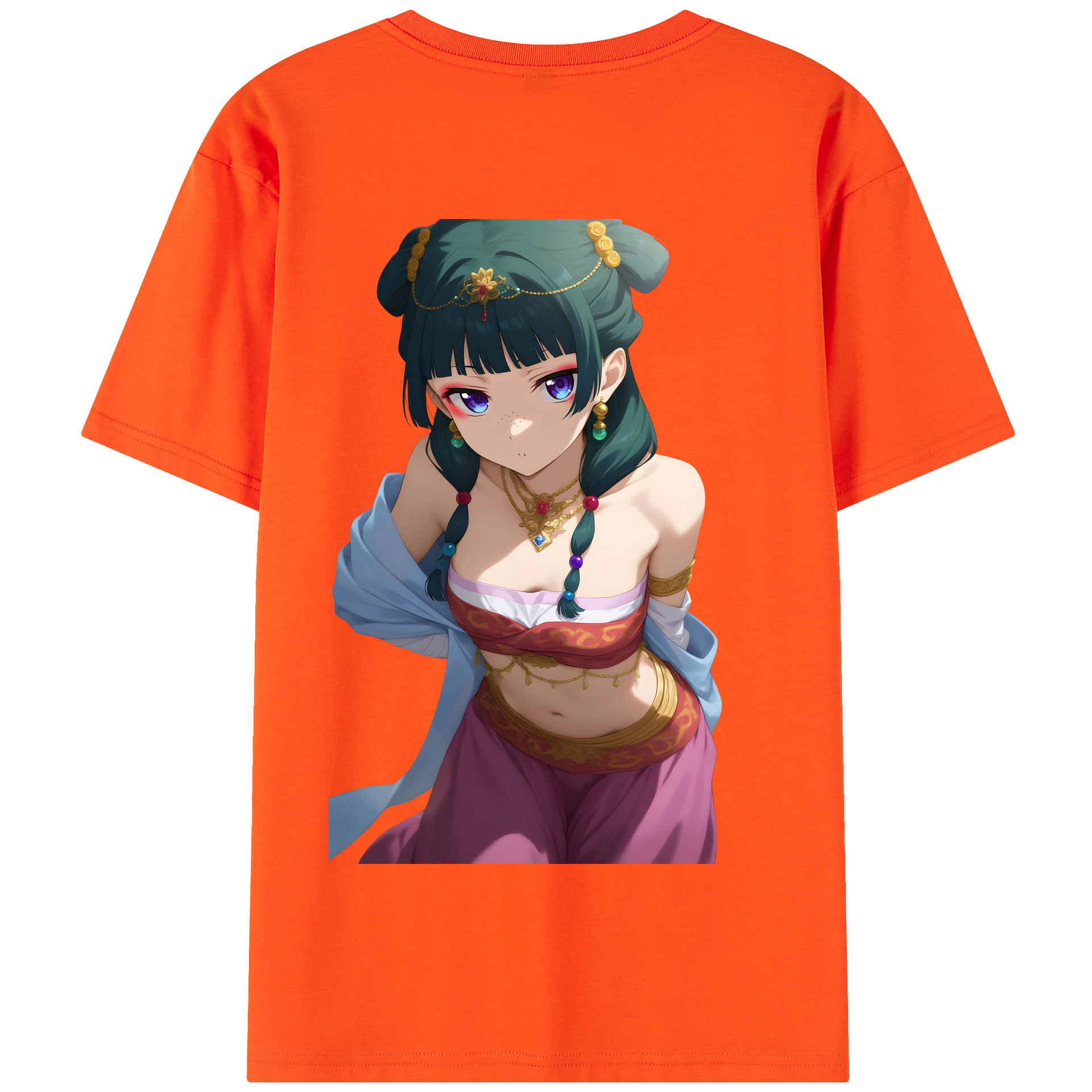 （画像用） 薬屋のひとりごと The Apothecary Diaries 綿100％半袖Tシャツ（背面プリント）