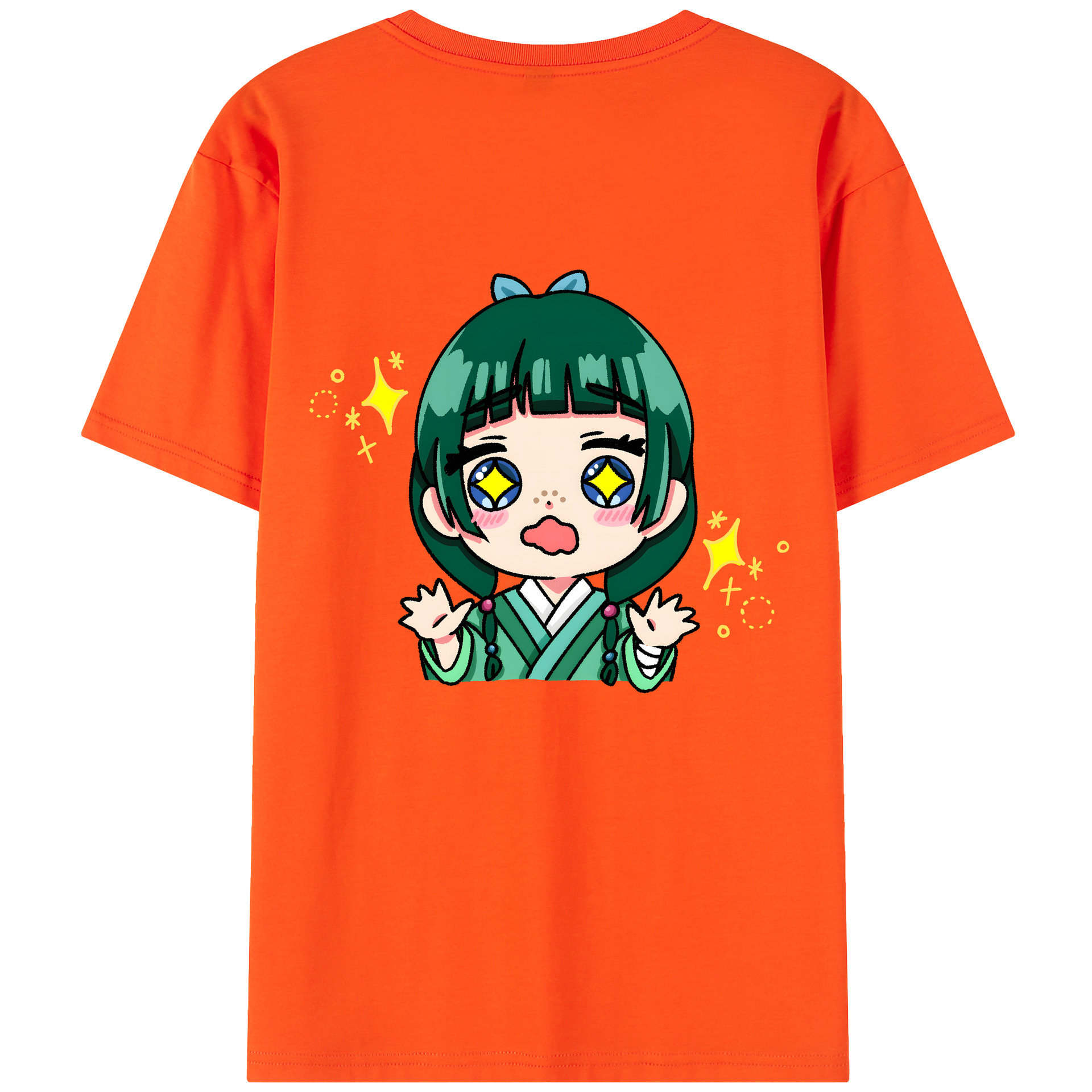 （画像用） 薬屋のひとりごと The Apothecary Diaries 綿100％半袖Tシャツ（背面プリント）