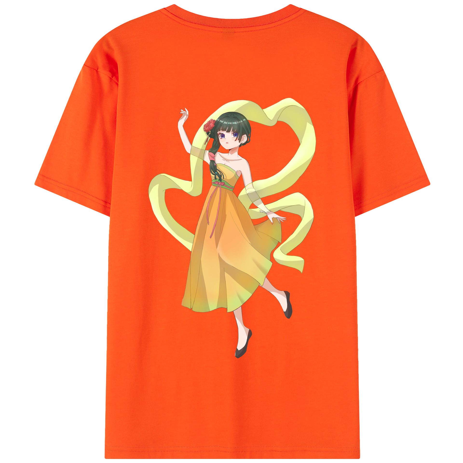 （画像用） 薬屋のひとりごと The Apothecary Diaries 綿100％半袖Tシャツ（背面プリント）