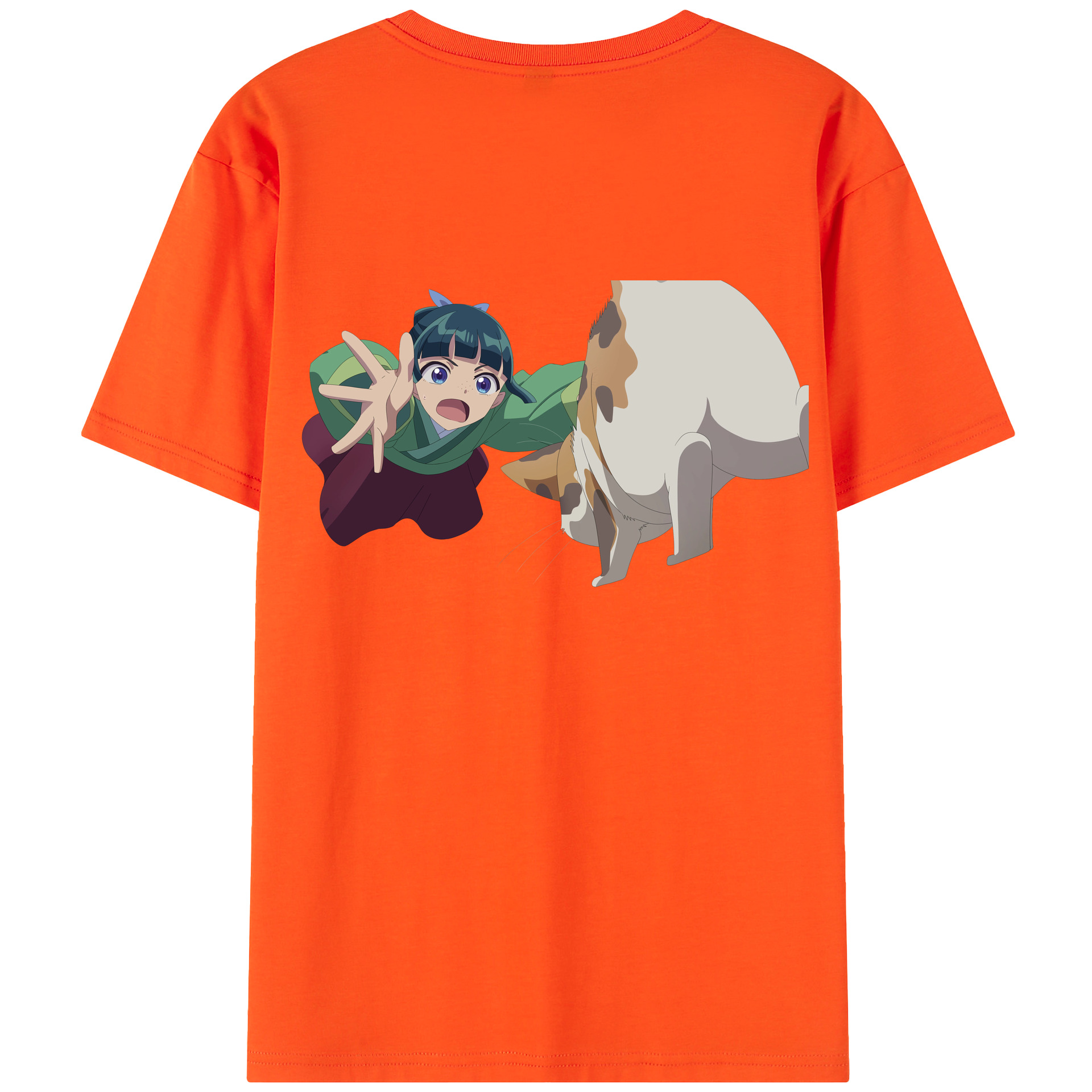（画像用） 薬屋のひとりごと The Apothecary Diaries 綿100％半袖Tシャツ（背面プリント）