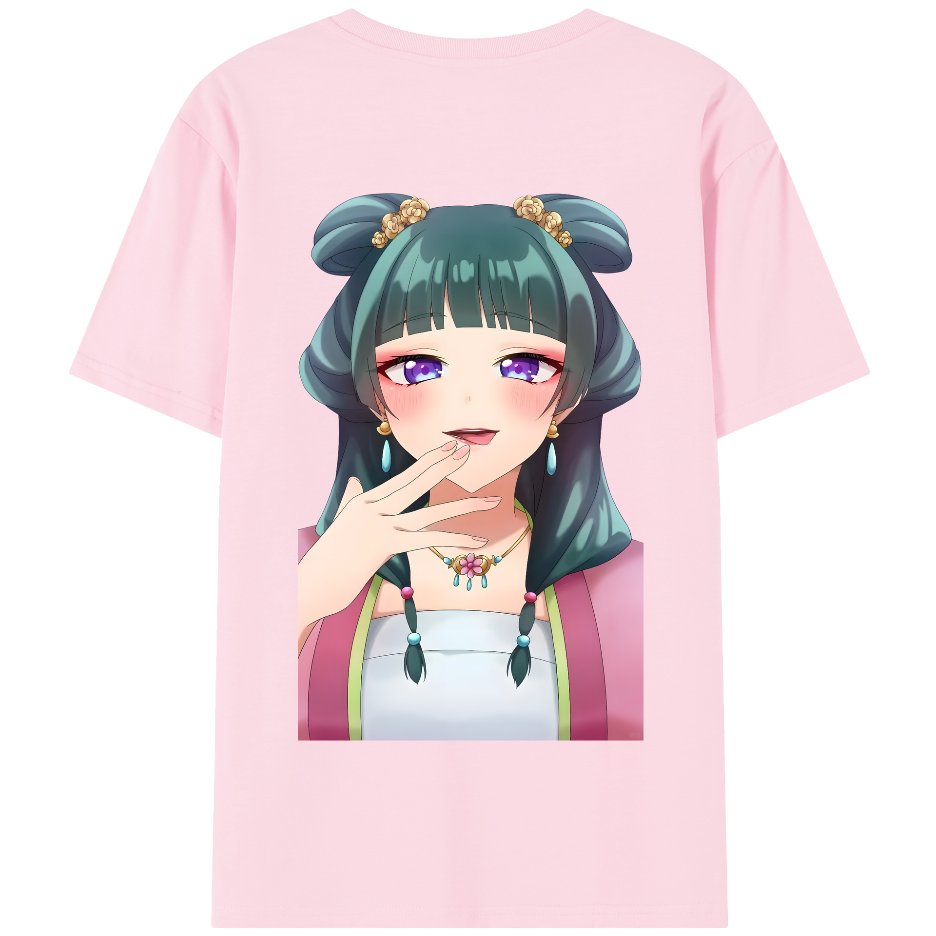 （画像用） 薬屋のひとりごと The Apothecary Diaries 綿100％半袖Tシャツ（背面プリント）