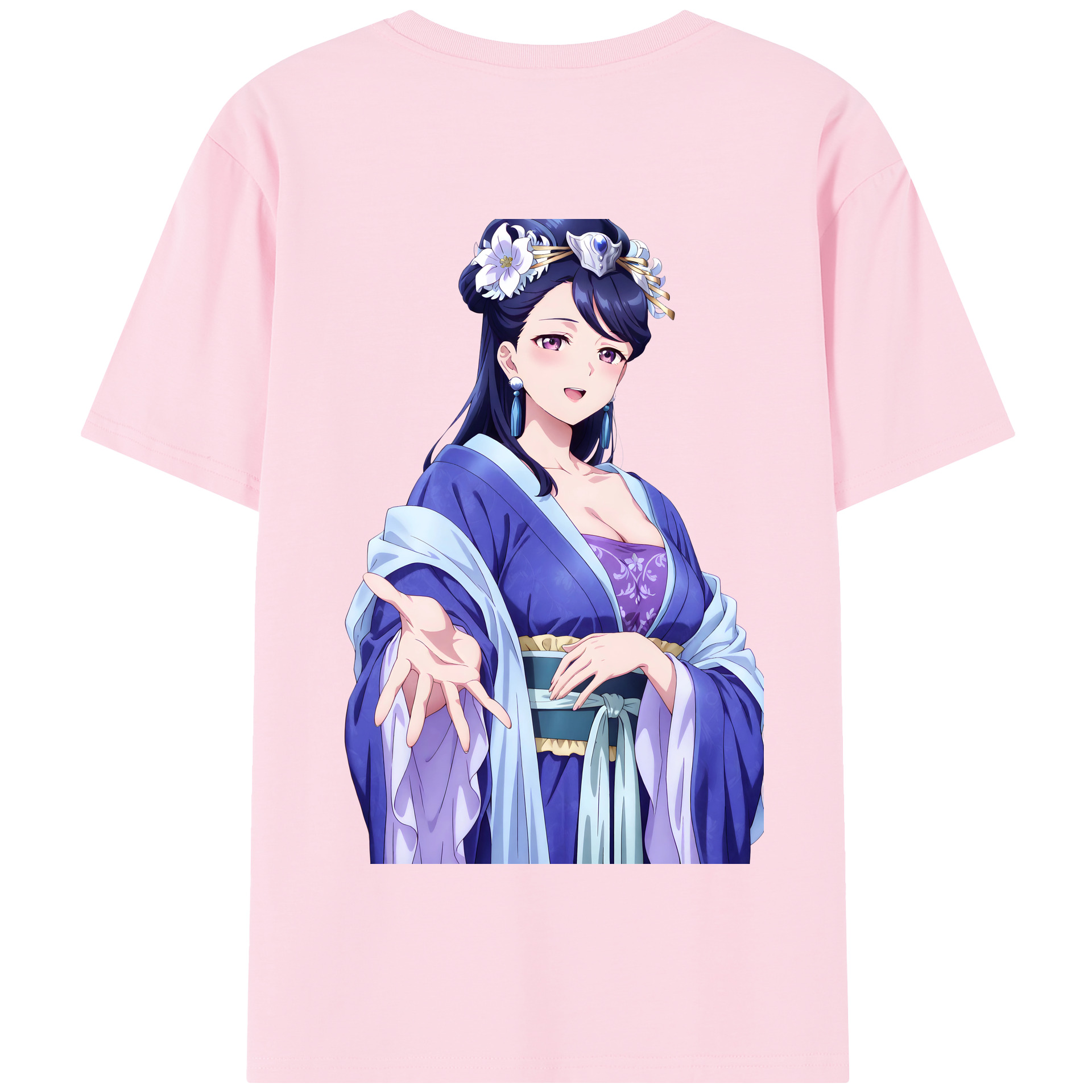 （画像用） 薬屋のひとりごと The Apothecary Diaries 綿100％半袖Tシャツ（背面プリント）