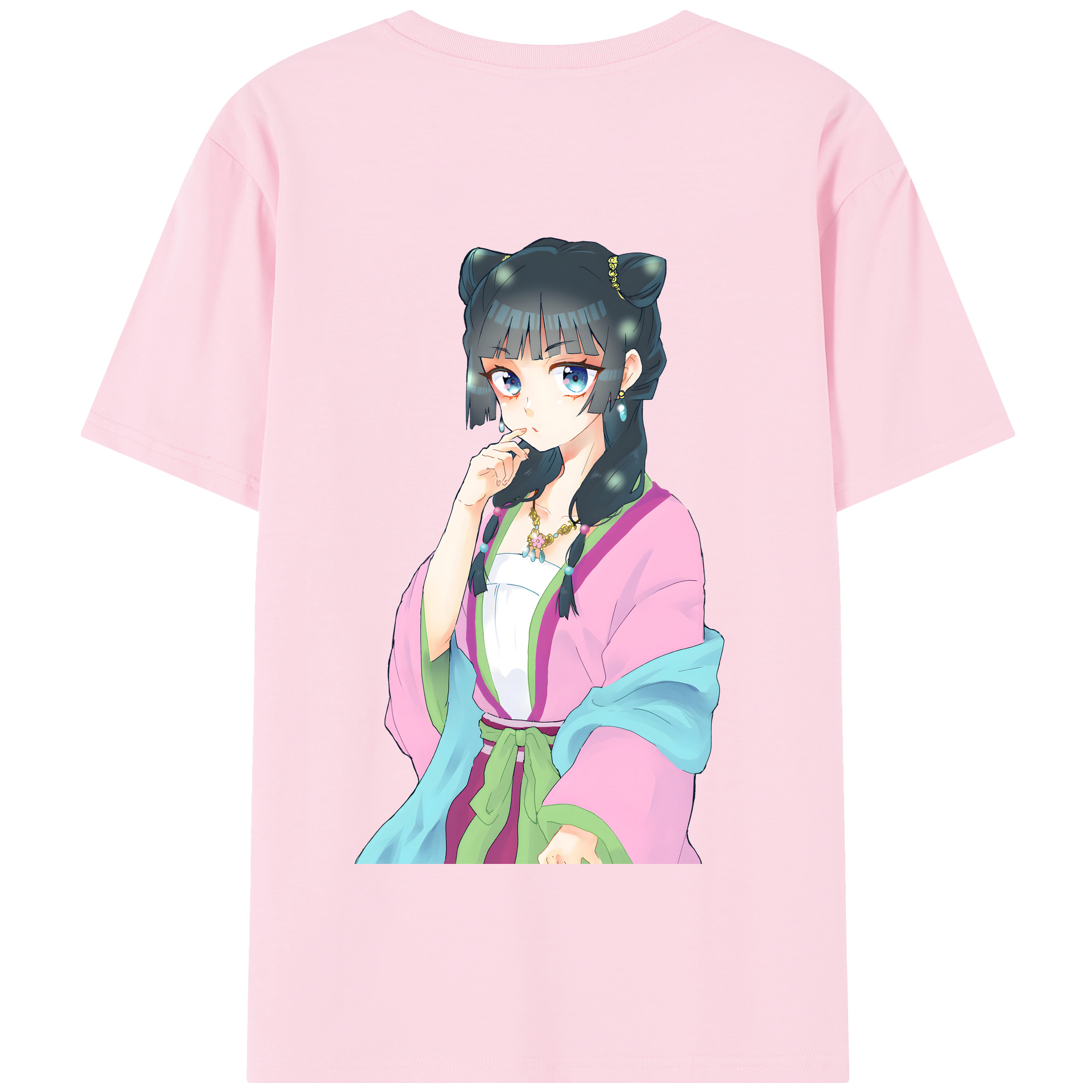 （画像用） 薬屋のひとりごと The Apothecary Diaries 綿100％半袖Tシャツ（背面プリント）