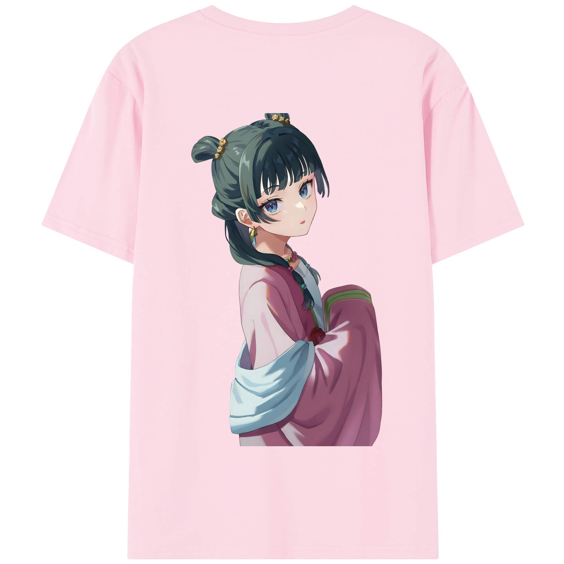 （画像用） 薬屋のひとりごと The Apothecary Diaries 綿100％半袖Tシャツ（背面プリント）