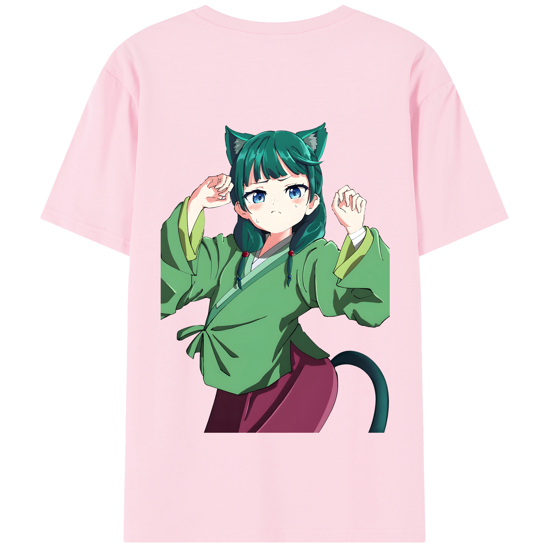 （画像用） 薬屋のひとりごと The Apothecary Diaries 綿100％半袖Tシャツ（背面プリント）