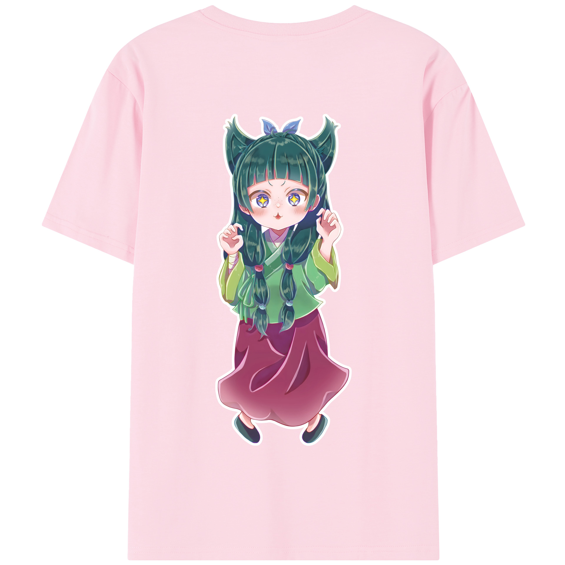 （画像用） 薬屋のひとりごと The Apothecary Diaries 綿100％半袖Tシャツ（背面プリント）