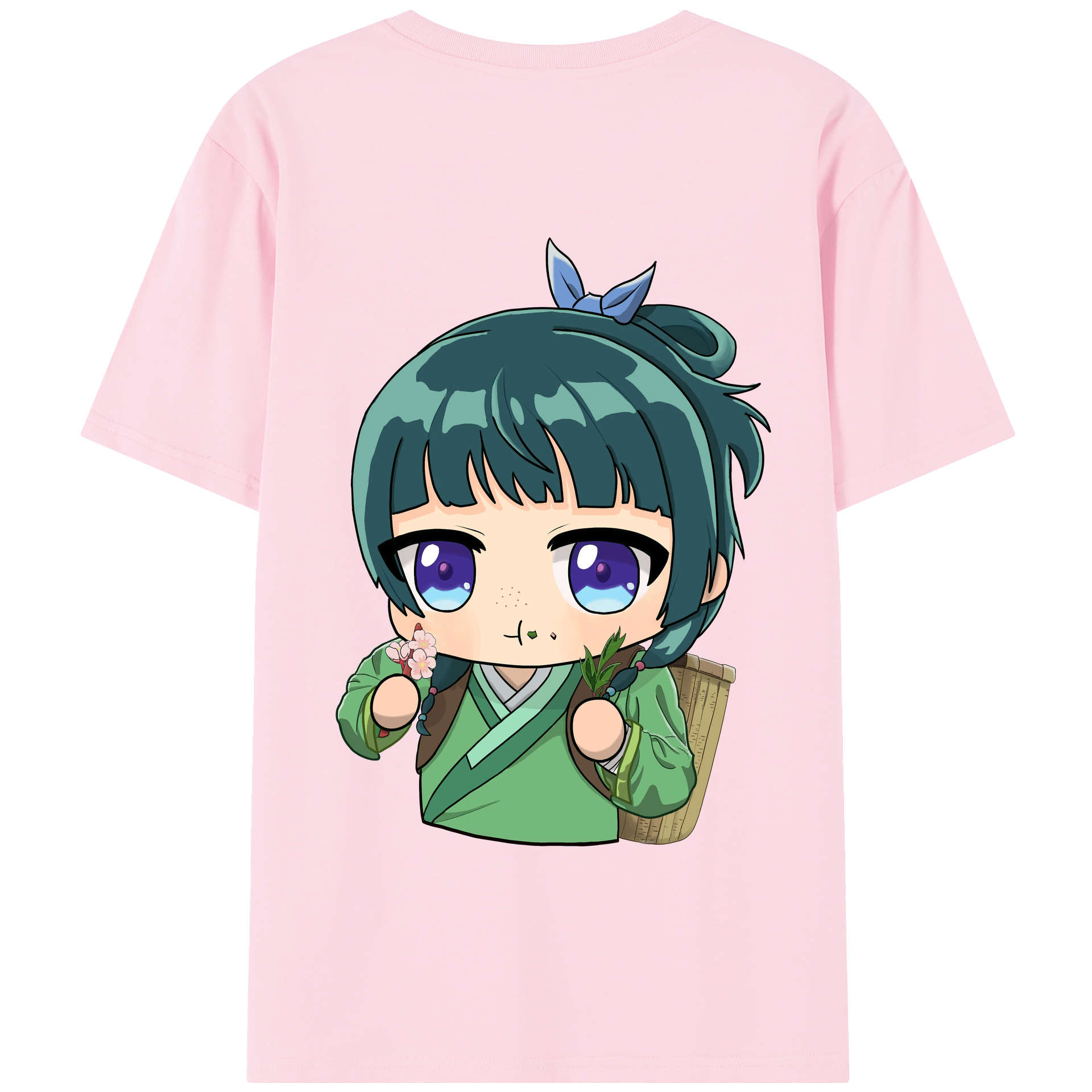 （画像用） 薬屋のひとりごと The Apothecary Diaries 綿100％半袖Tシャツ（背面プリント）