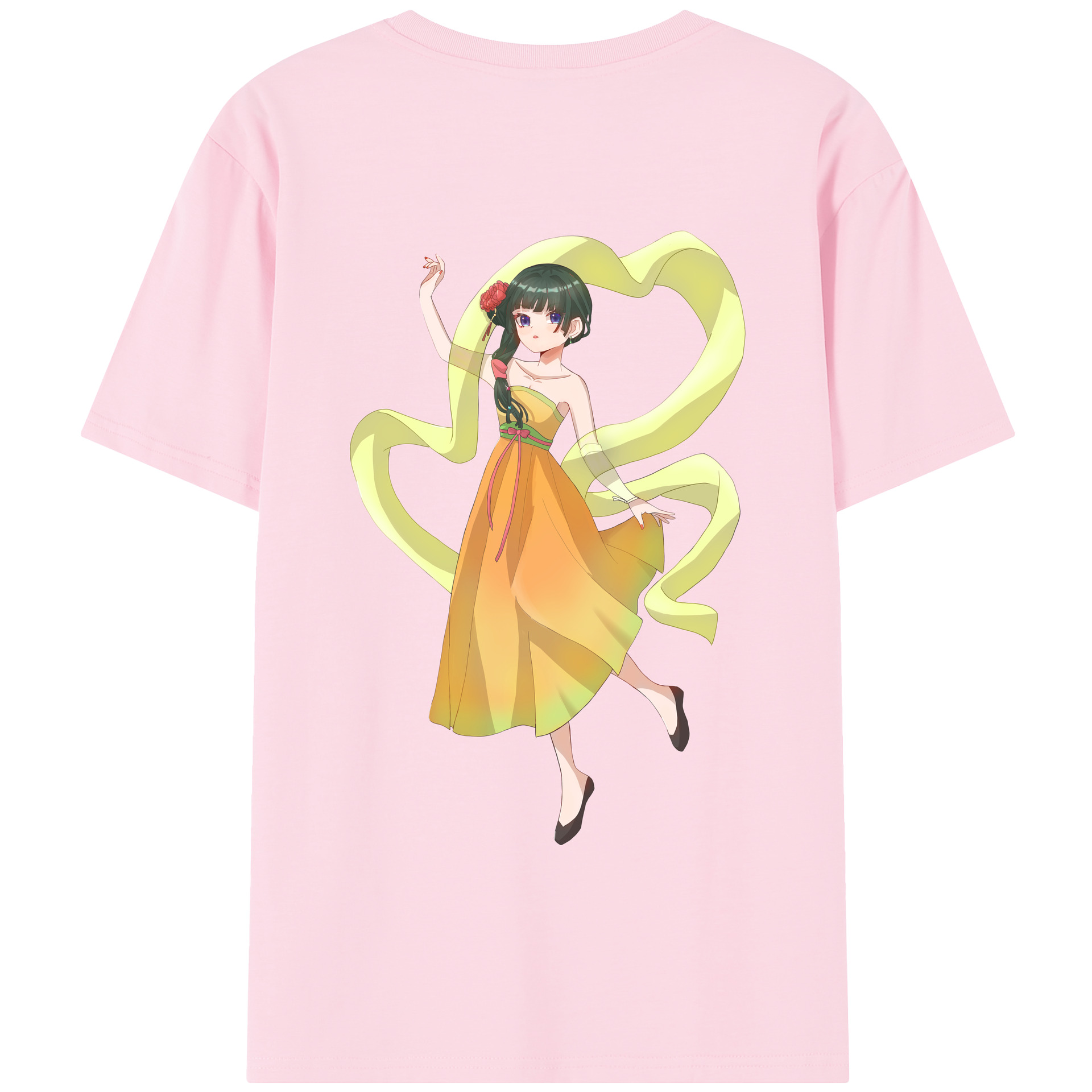 （画像用） 薬屋のひとりごと The Apothecary Diaries 綿100％半袖Tシャツ（背面プリント）