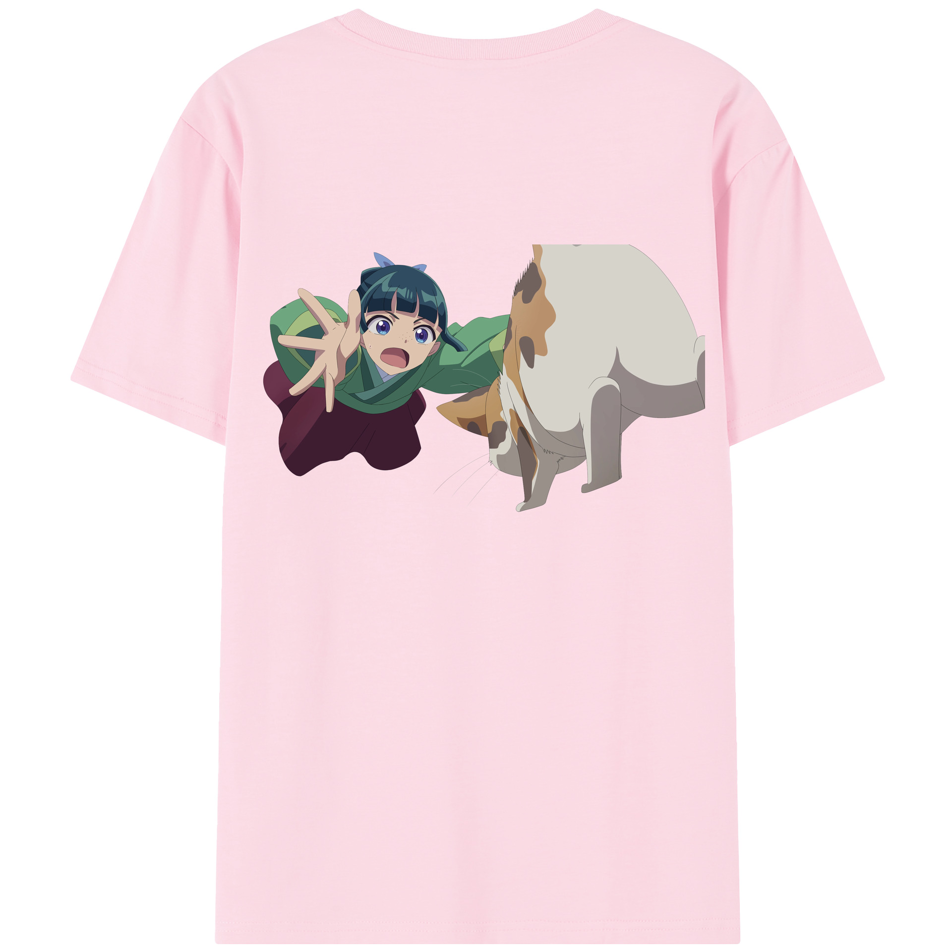 （画像用） 薬屋のひとりごと The Apothecary Diaries 綿100％半袖Tシャツ（背面プリント）