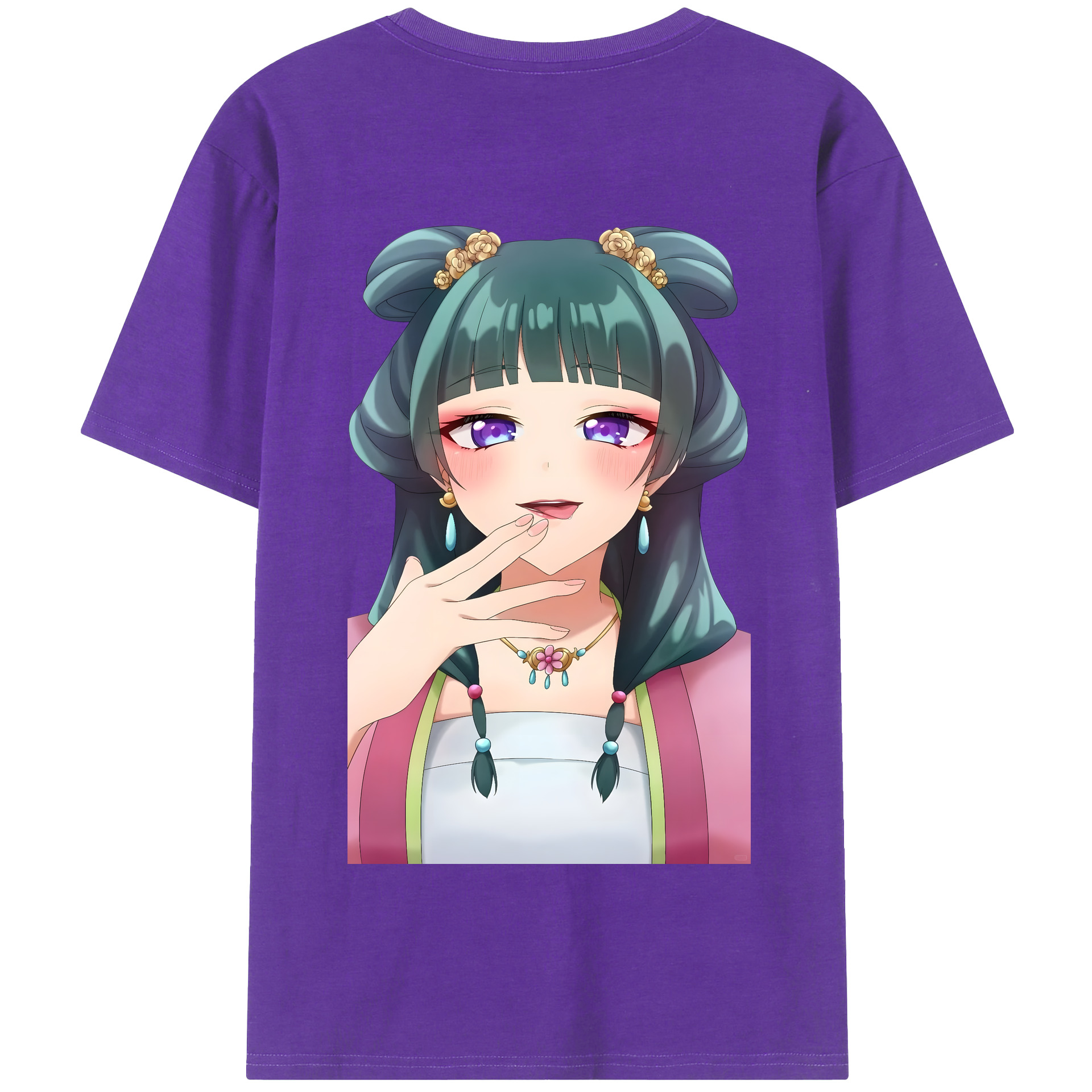 （画像用） 薬屋のひとりごと The Apothecary Diaries 綿100％半袖Tシャツ（背面プリント）