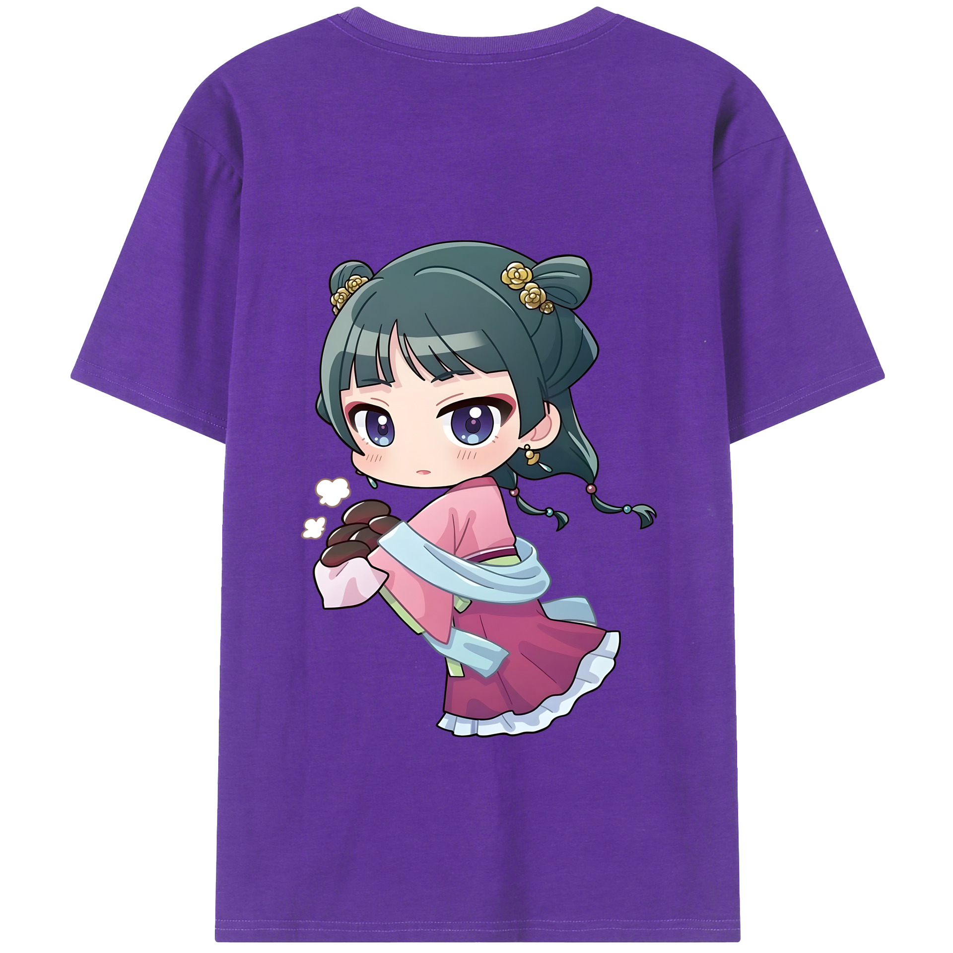 （画像用） 薬屋のひとりごと The Apothecary Diaries 綿100％半袖Tシャツ（背面プリント）