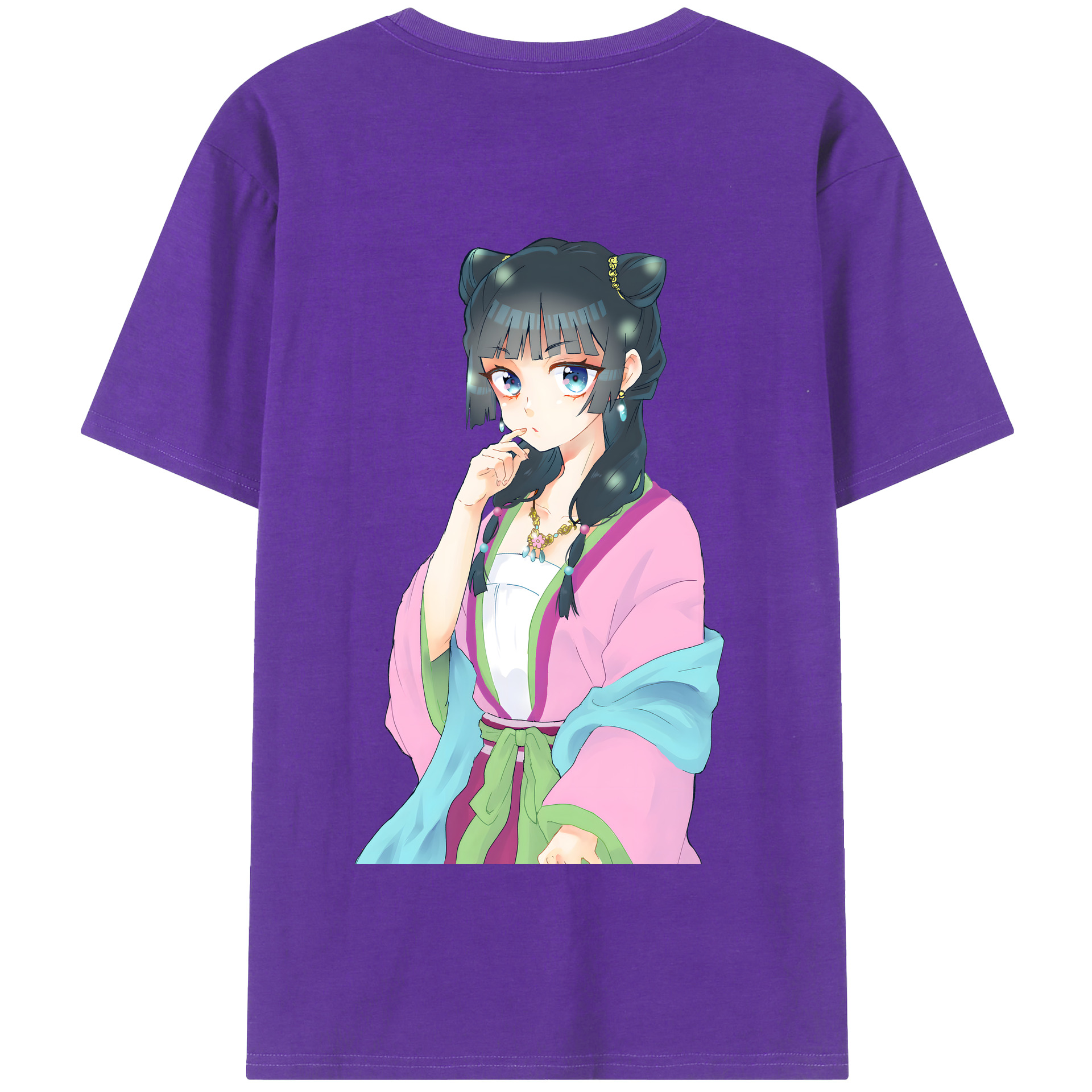 （画像用） 薬屋のひとりごと The Apothecary Diaries 綿100％半袖Tシャツ（背面プリント）