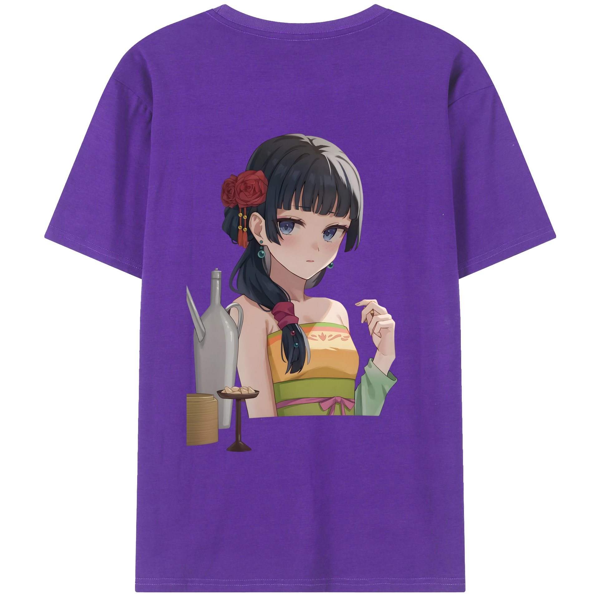 （画像用） 薬屋のひとりごと The Apothecary Diaries 綿100％半袖Tシャツ（背面プリント）