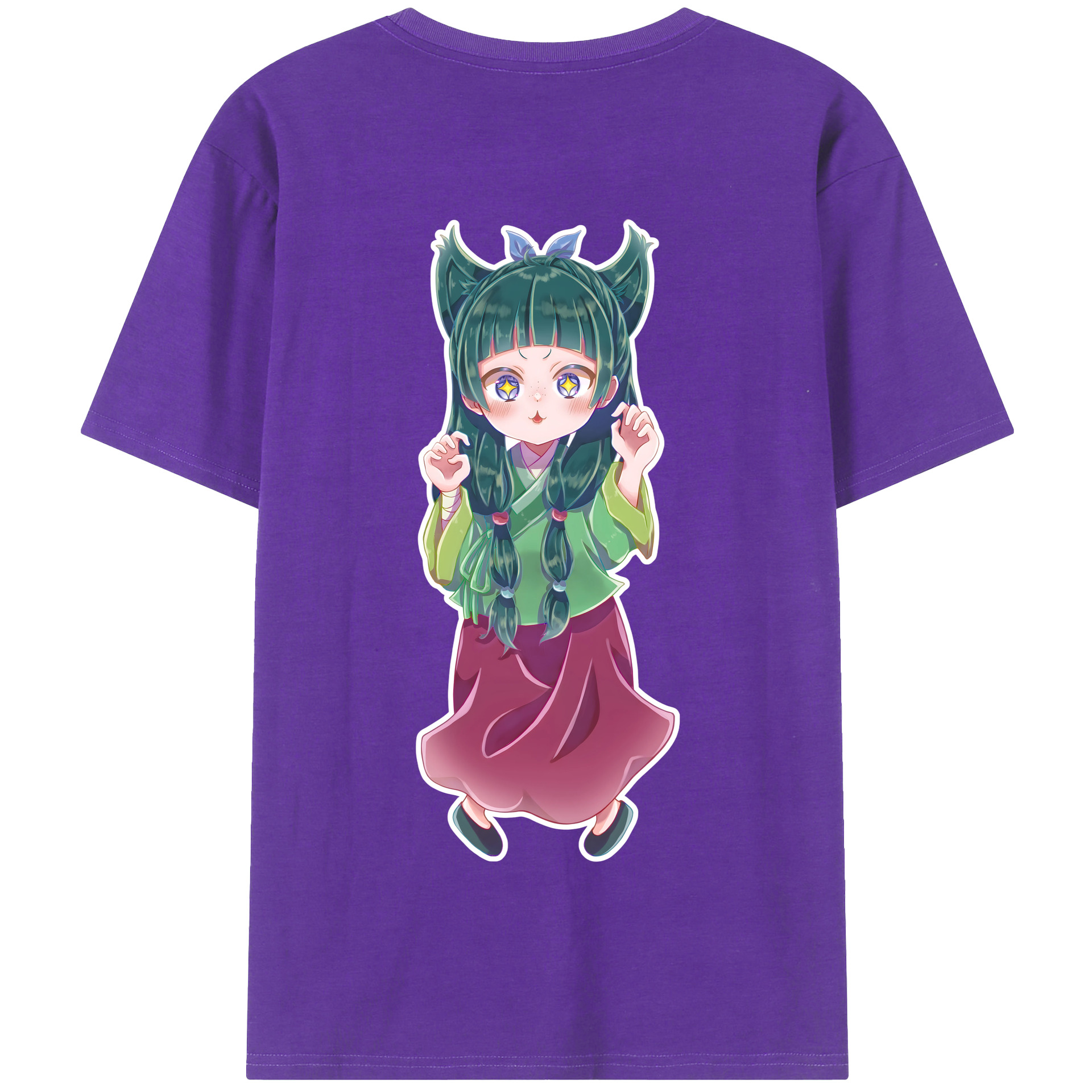 （画像用） 薬屋のひとりごと The Apothecary Diaries 綿100％半袖Tシャツ（背面プリント）