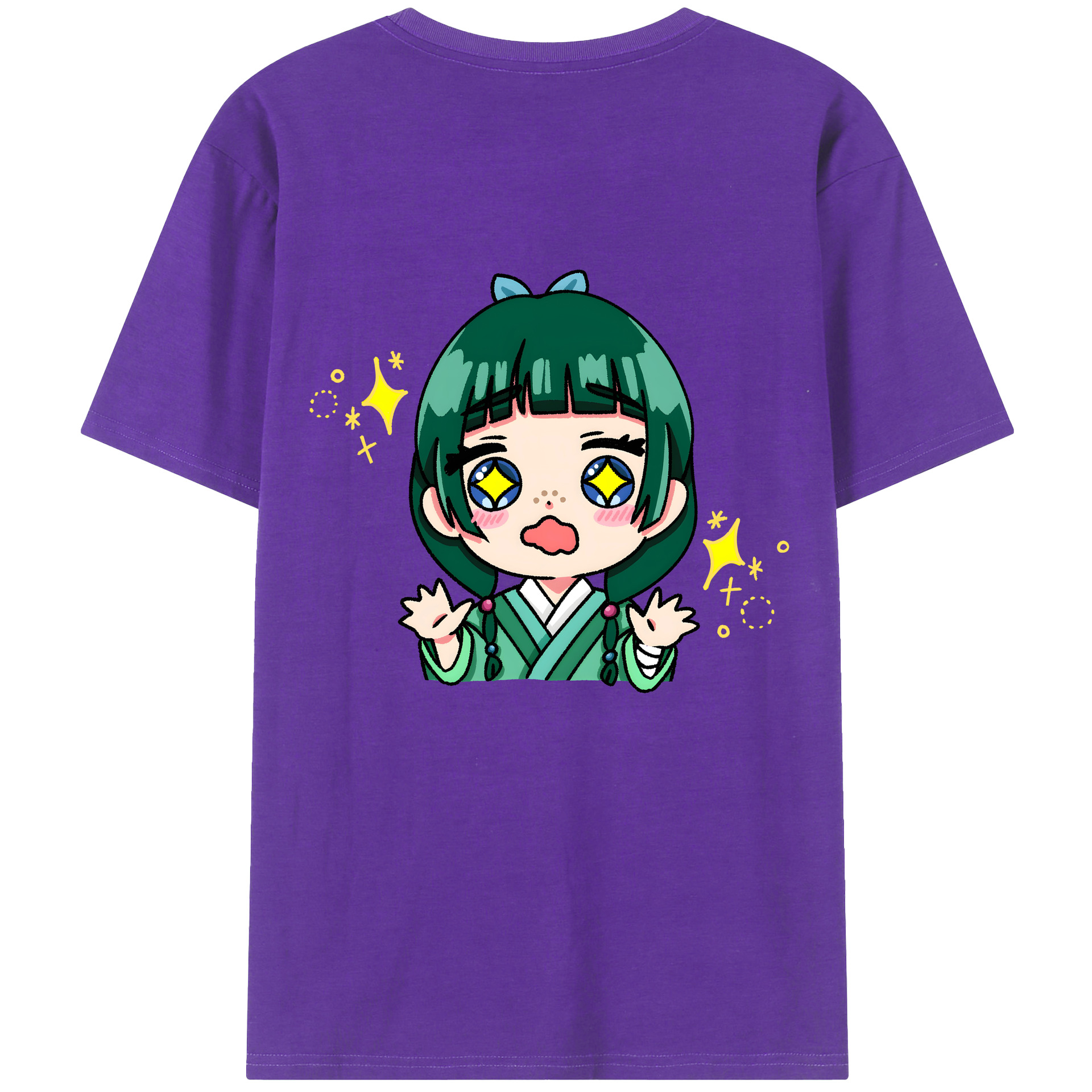 （画像用） 薬屋のひとりごと The Apothecary Diaries 綿100％半袖Tシャツ（背面プリント）
